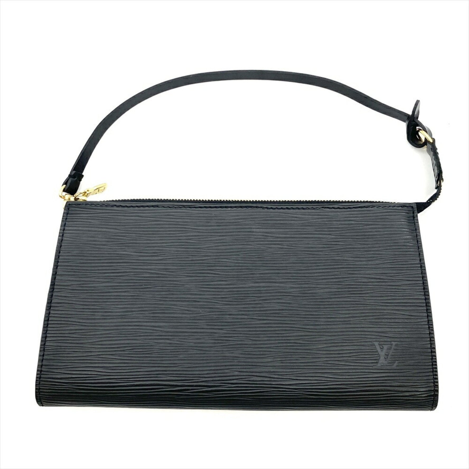 Louis Vuitton Pochette Accessories Epi Noir Unisex