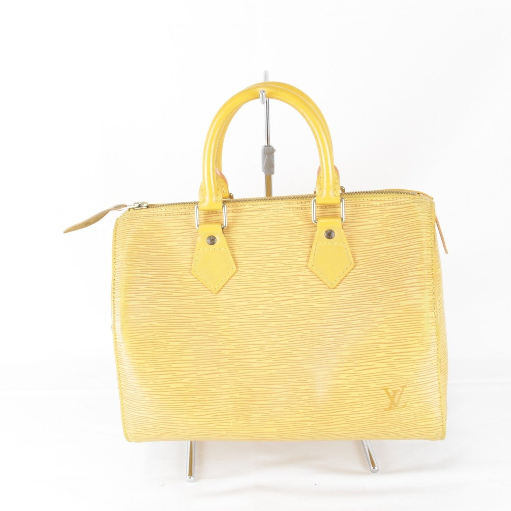 LOUIS VUITTON Epi Speedy 25 Handbag Leather Women's