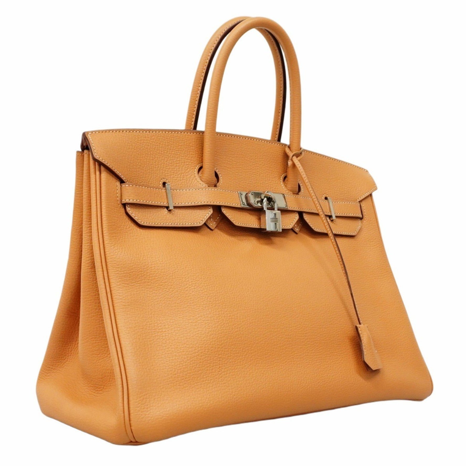 Hermes Hermès Birkin 35 Togo Natural Leather Handbag (J Stamp) for Women (P1401450)