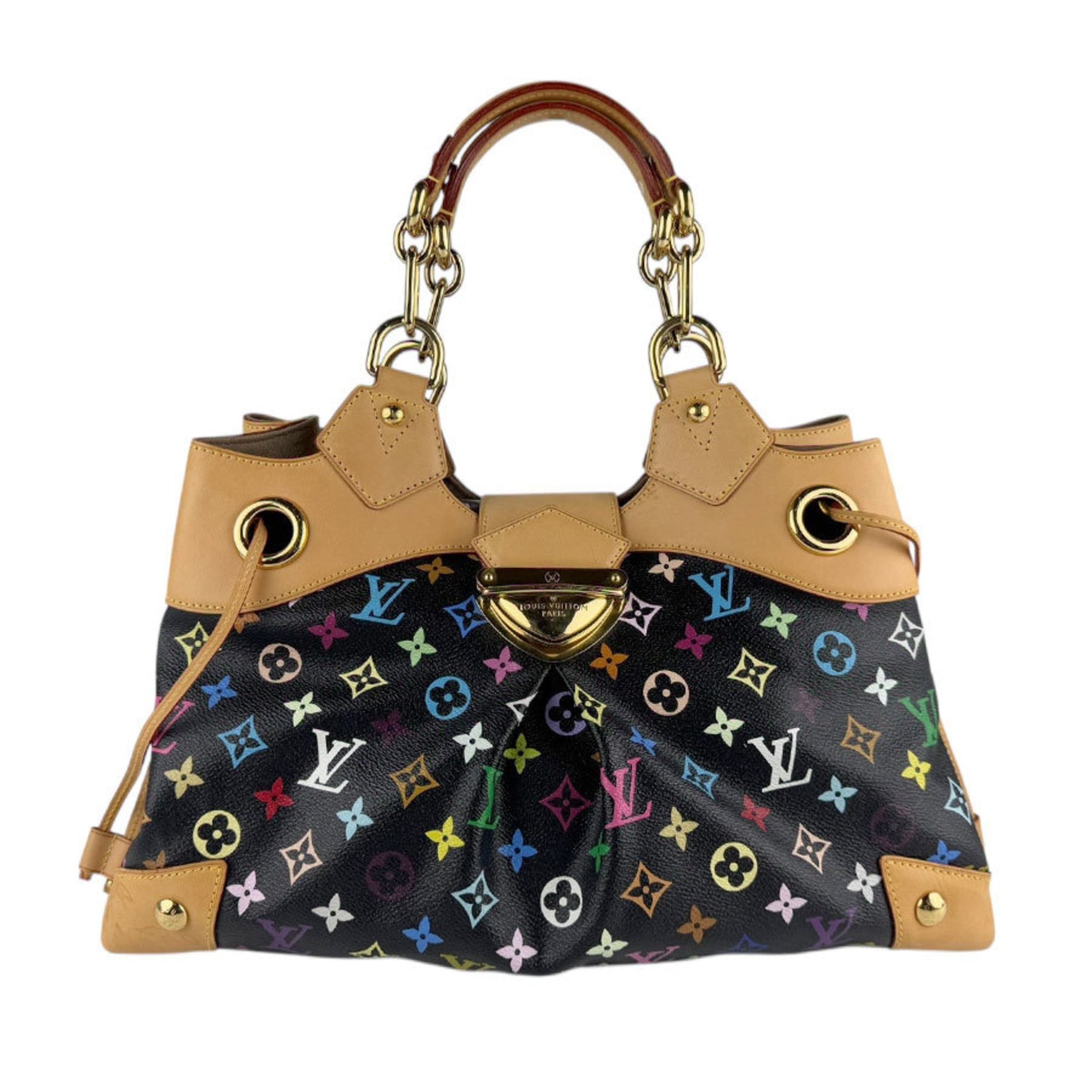 Louis Vuitton Ursula Monogram Multicolore Handbag in Noir