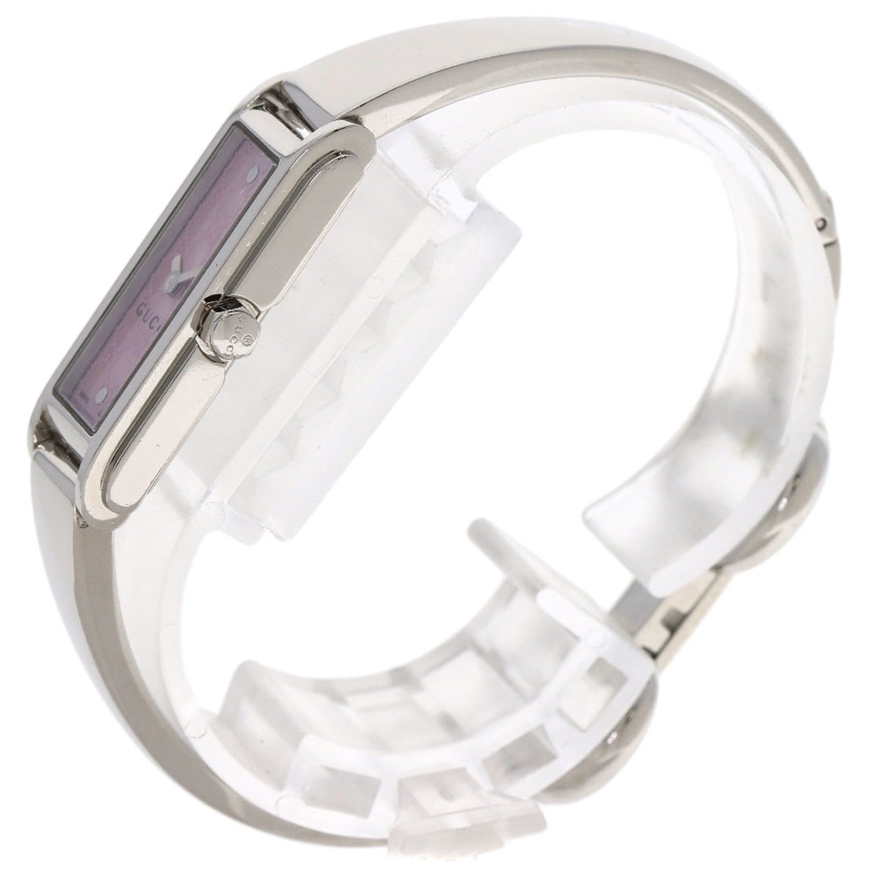 Gucci 109 GG Square Face Watch Stainless Steel SS Ladies GUCCI