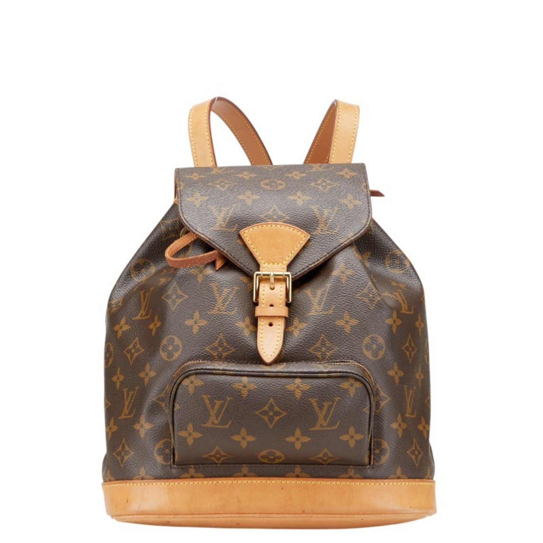 Louis Vuitton Monogram Montsouris MM Backpack Leather LOUIS VUITTON