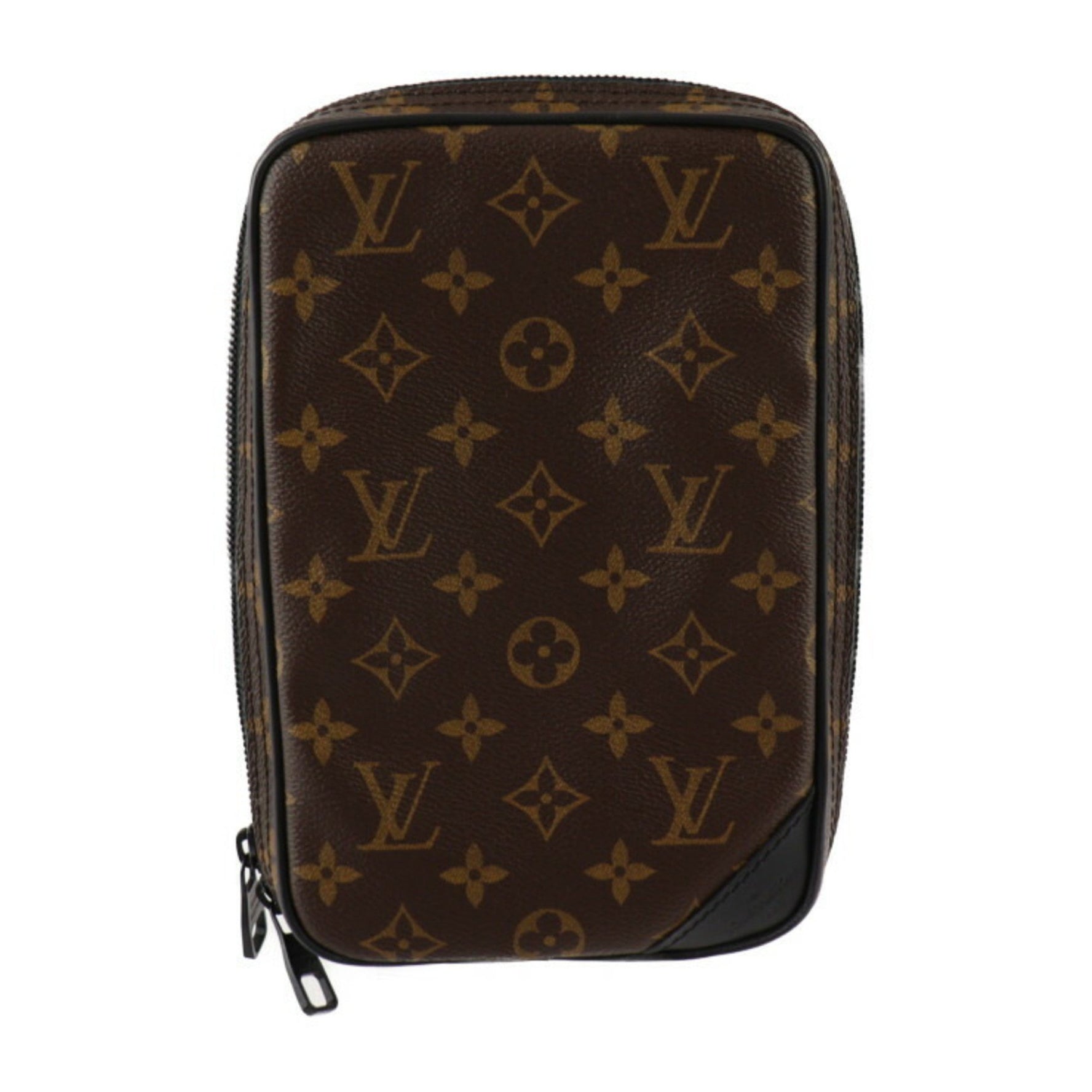 Louis Vuitton Solar Ray Utility Side Bag Shoulder Monogram Canvas Leather Brown Black Body Pouch Vuitton