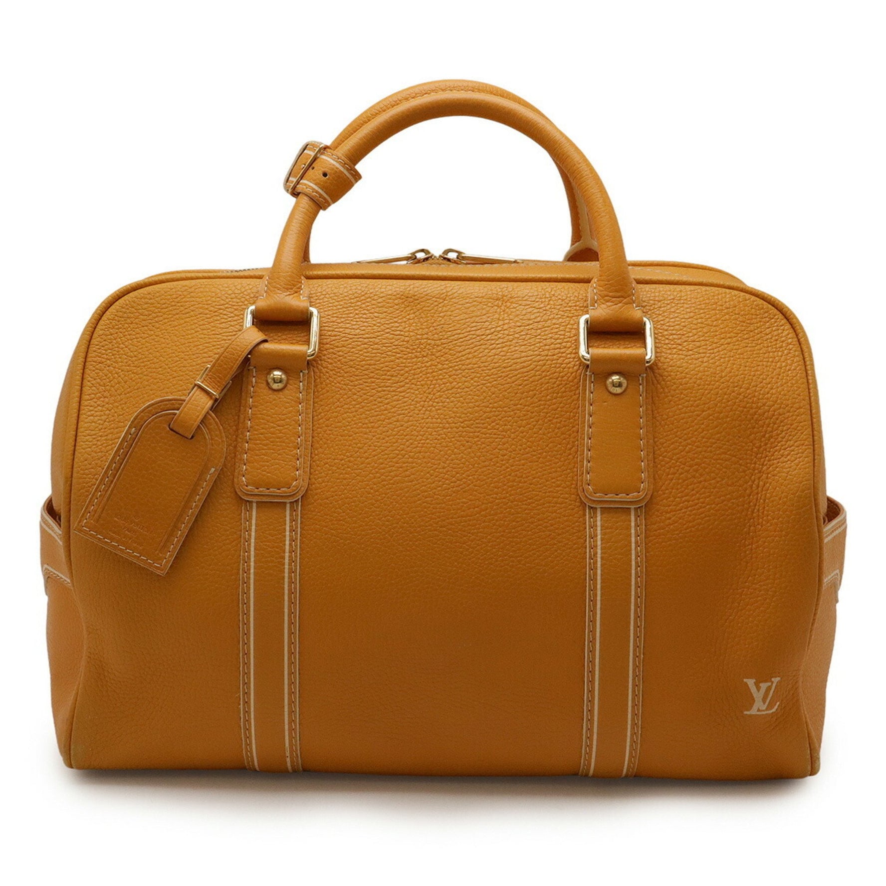 Louis Vuitton Tobaco Carryall Boston Bag, Travel Yellow