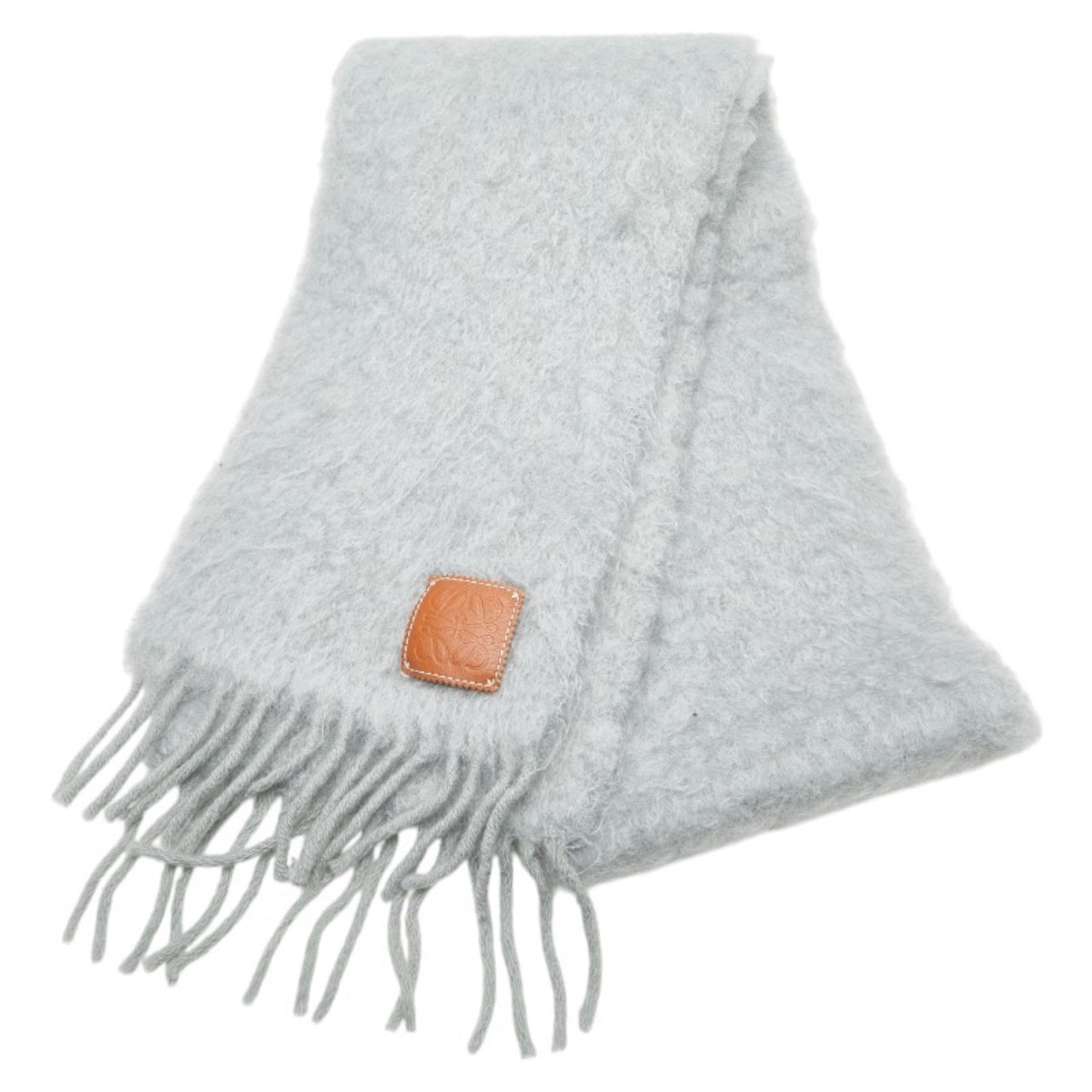 LOEWE Anagram Logo Scarf, Wool and Mohair