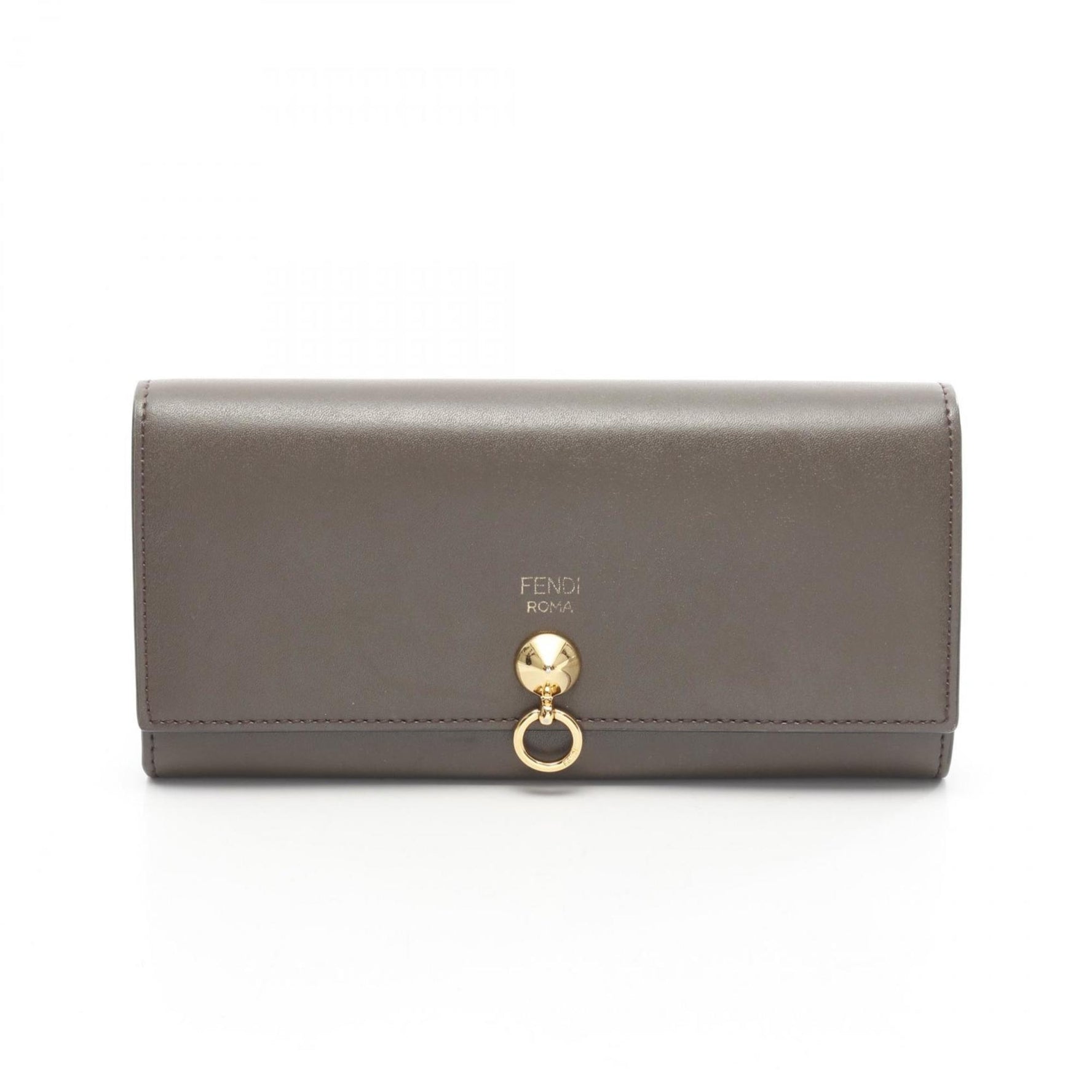 Fendi BY THE WAY Leather Bi-fold Long Wallet