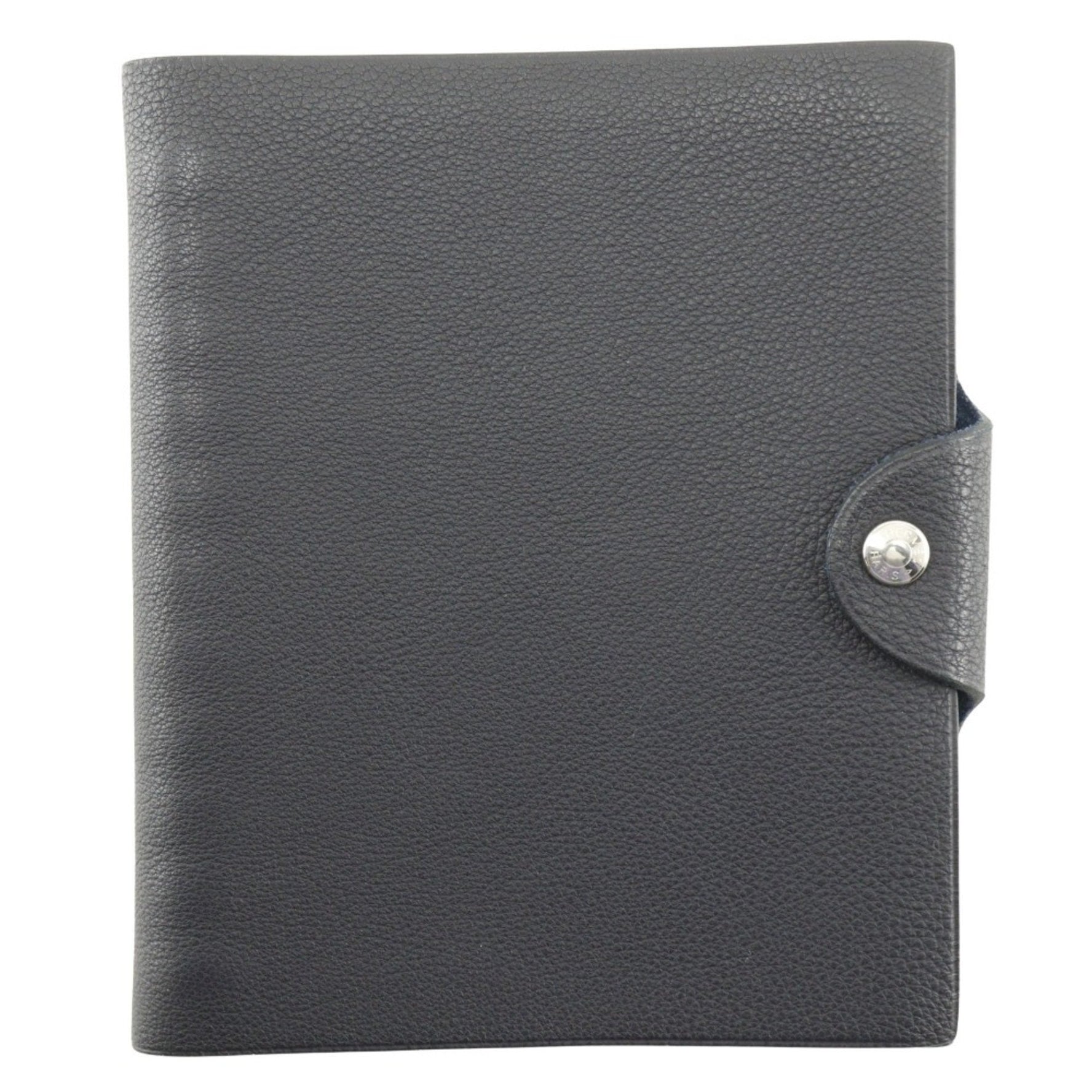 Hermes Yuris PM Planner Cover Note Togo 2002 Navy Blue □F Snap Button _