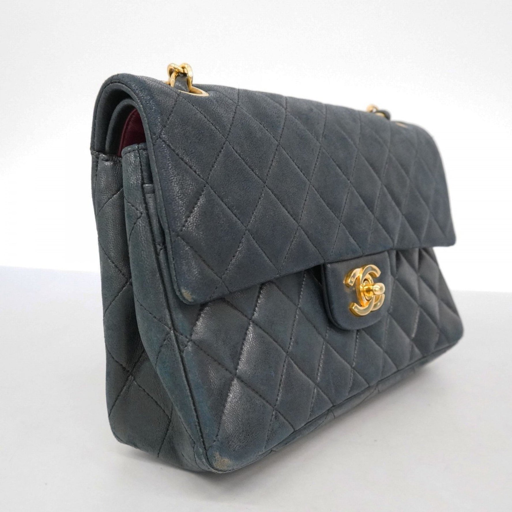 Chanel Matelasse Shoulder Bag with Double Flap and Chain, Lambskin