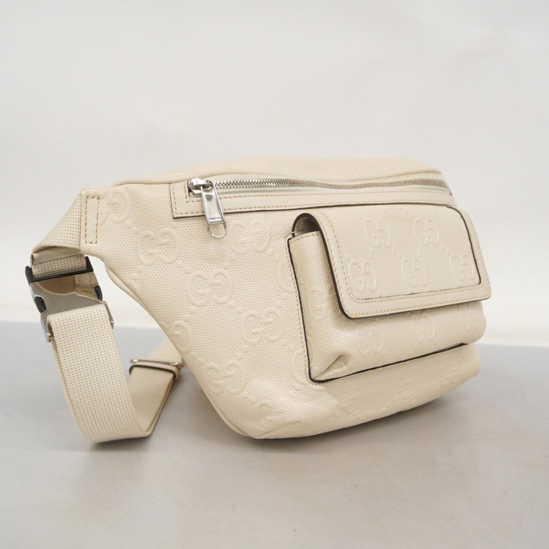 Gucci GG Embossed Waist Bag Leather