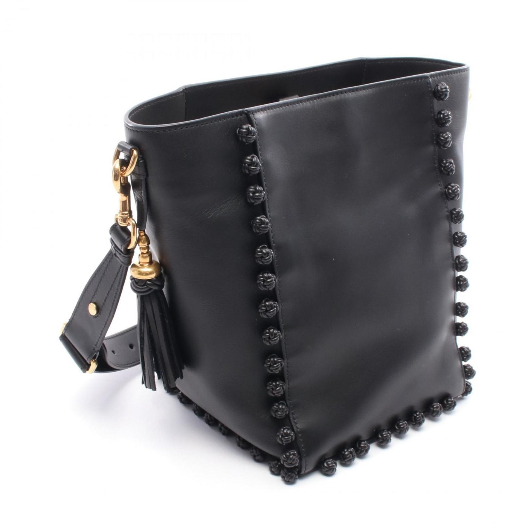 Christian Dior Dior Bucket Bag Shoulder Leather
