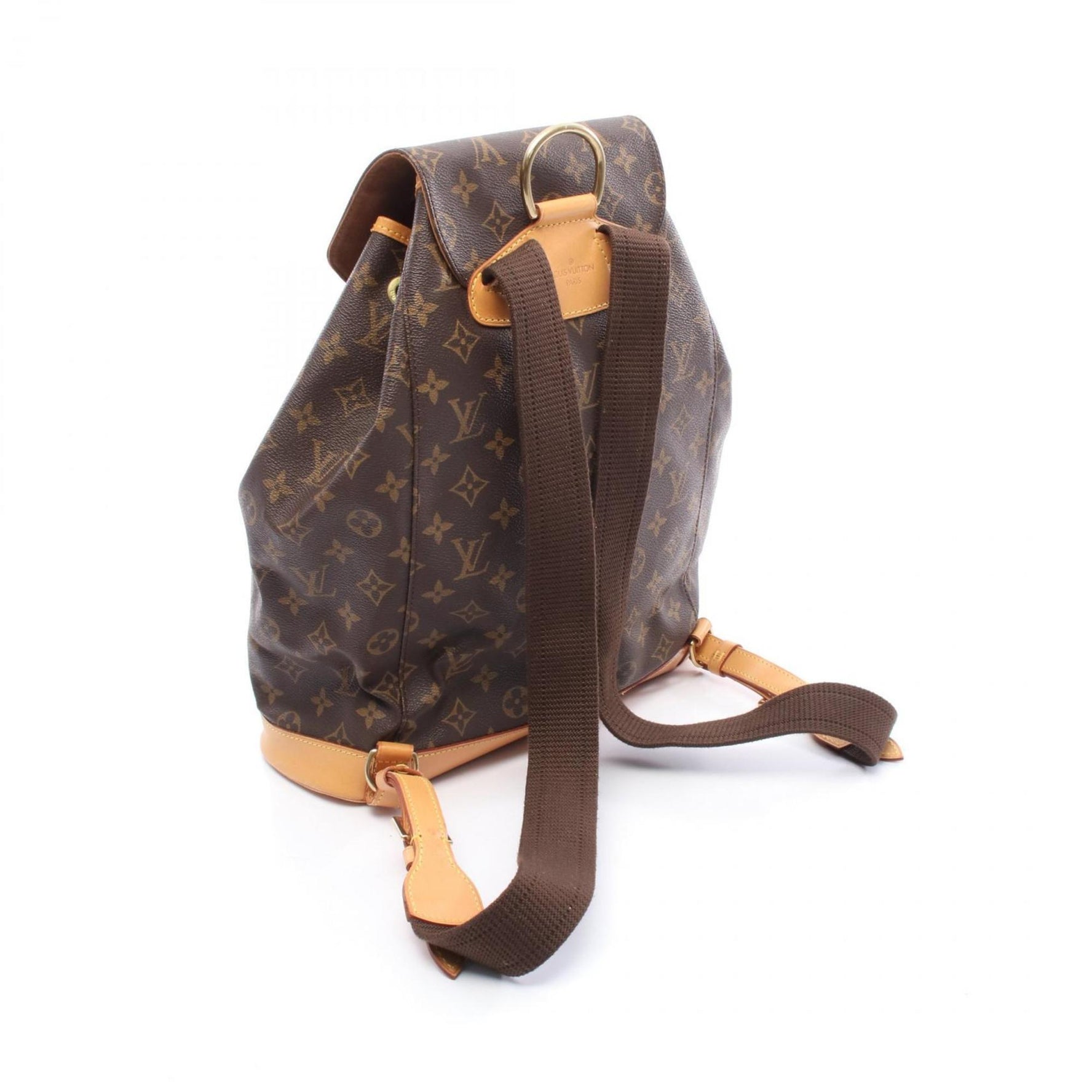 Louis Vuitton Montsouris GM Backpack, Coated Canvas and Leather, Monogram