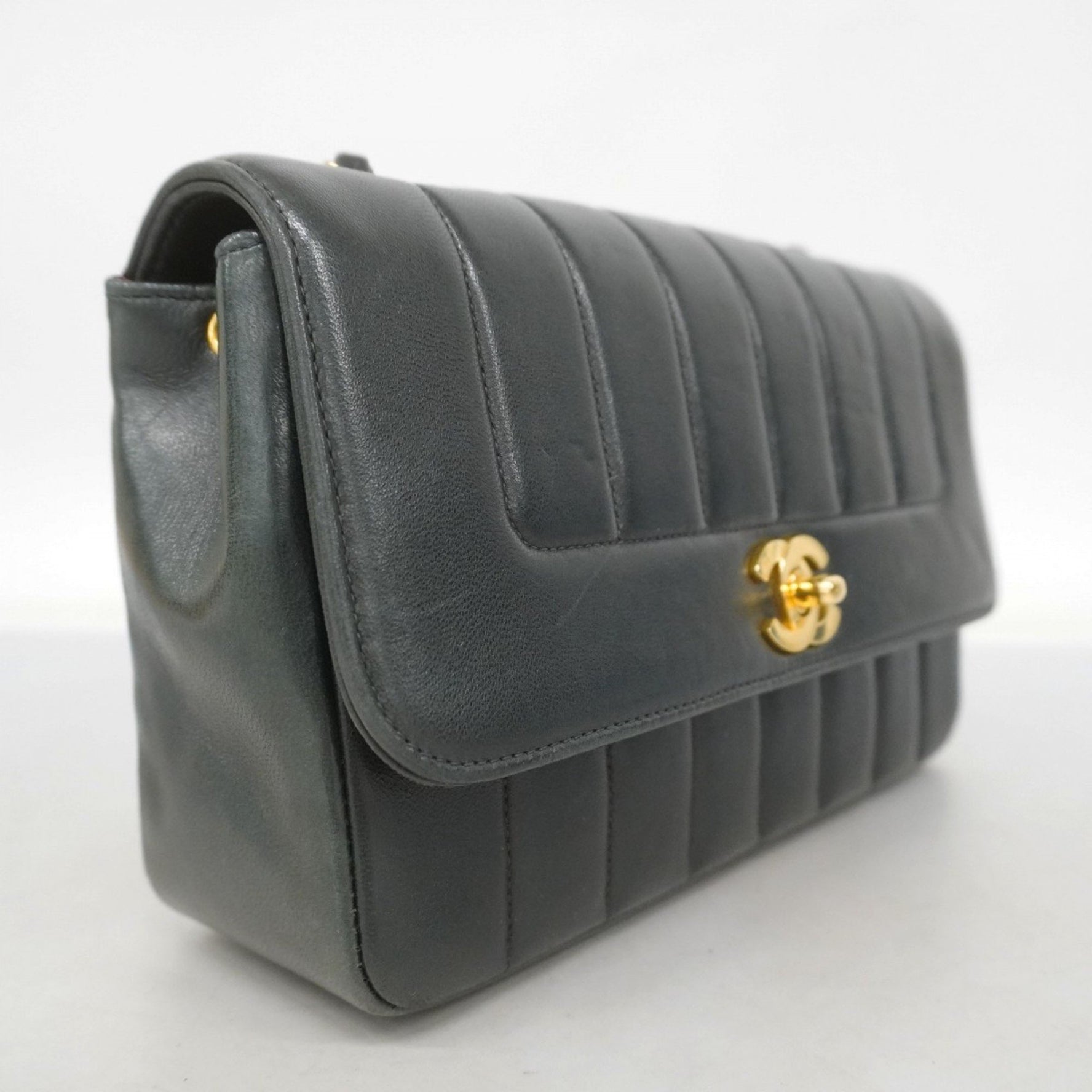 Chanel Mademoiselle Shoulder Bag, Chain Lambskin