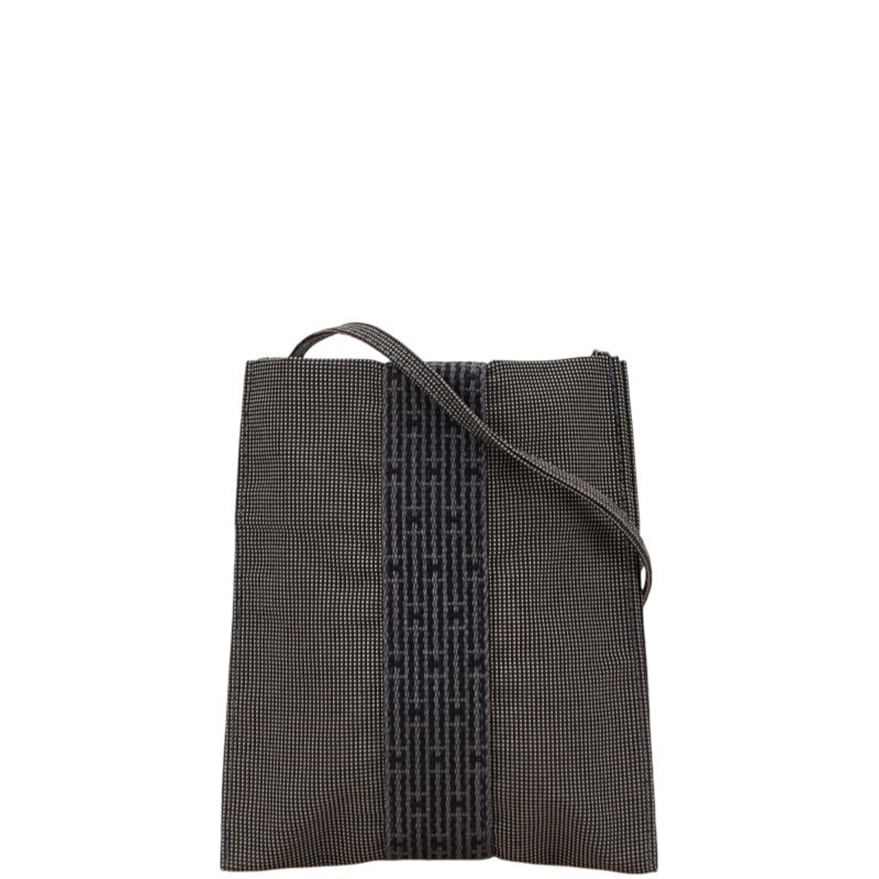 Hermes Air Line Shoulder Bag Pochette Canvas