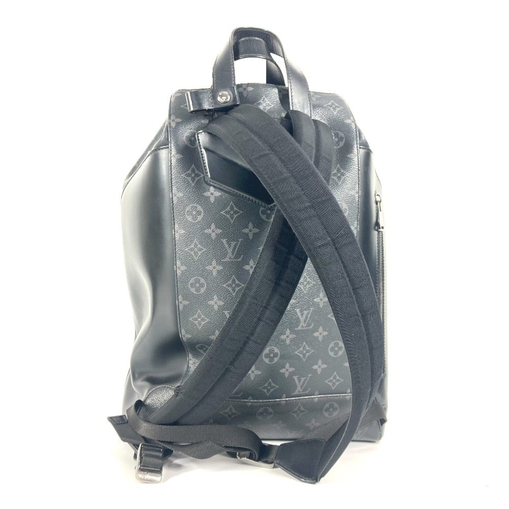 Louis Vuitton Monogram Eclipse Backpack Explorer Bag Handbag Rucksack Canvas Men's Black