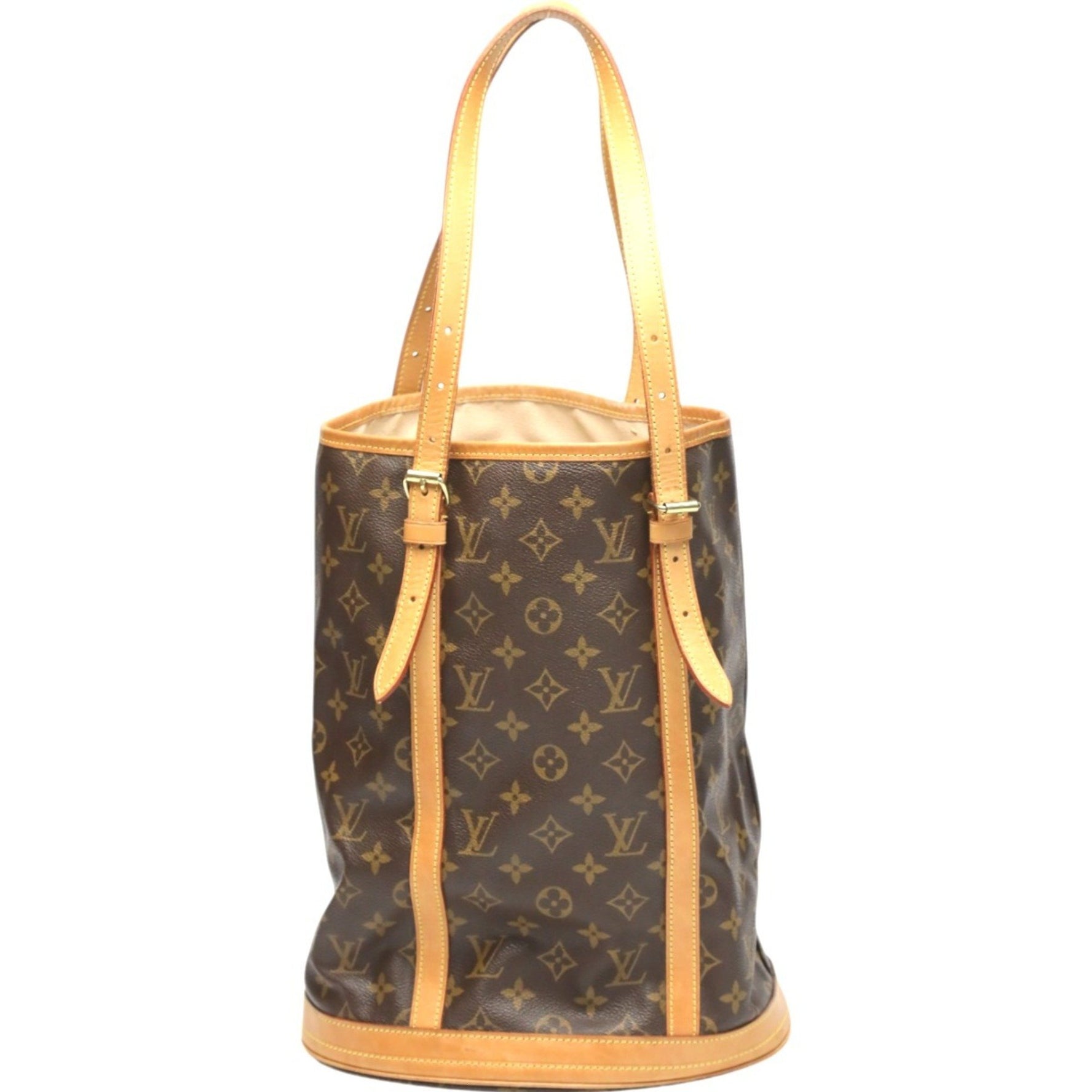 Louis Vuitton Shoulder Bag Bucket GM Monogram Tote Canvas