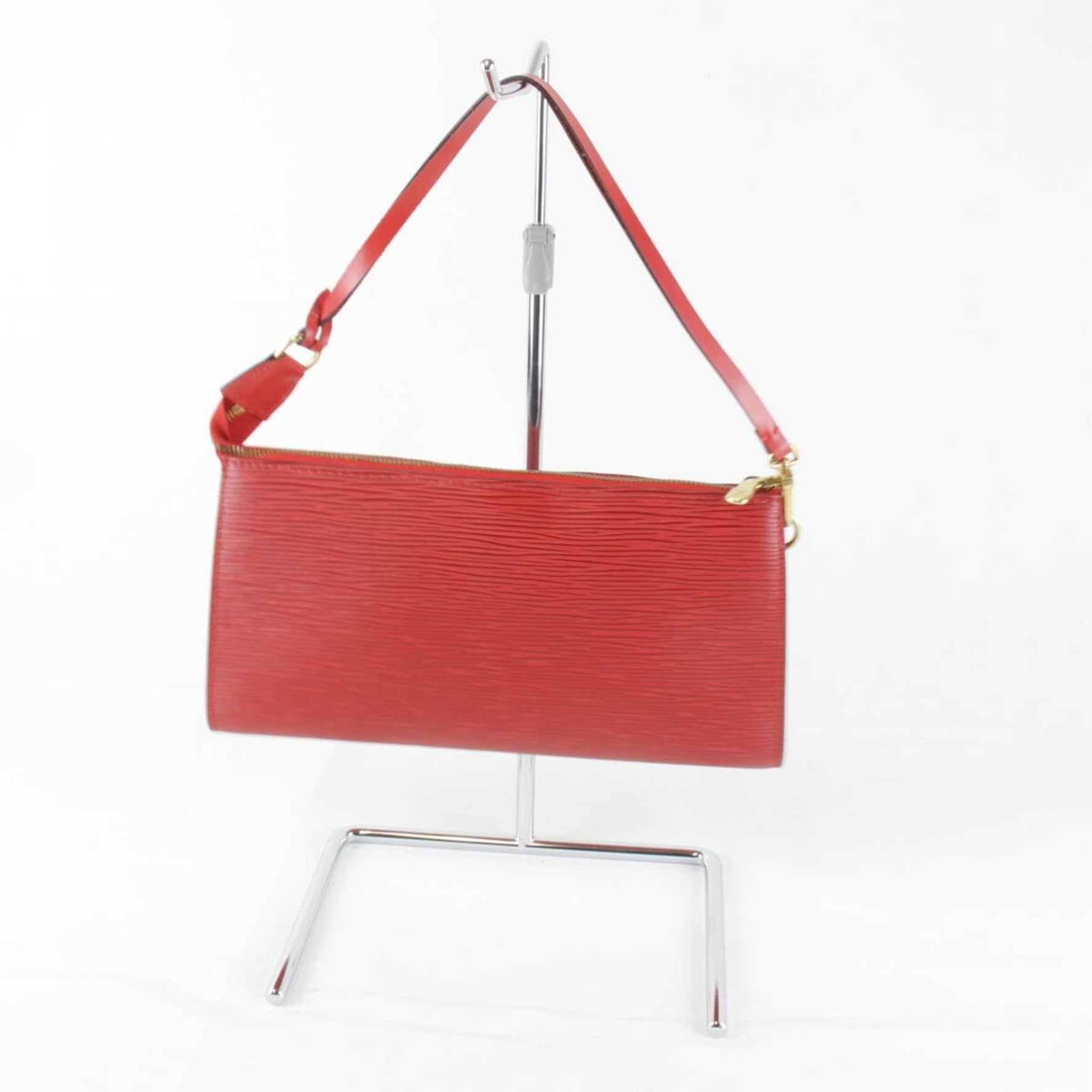 LOUIS VUITTON Louis Vuitton Pochette Accessoires M40776 Pouch Epi Leather Red Women's