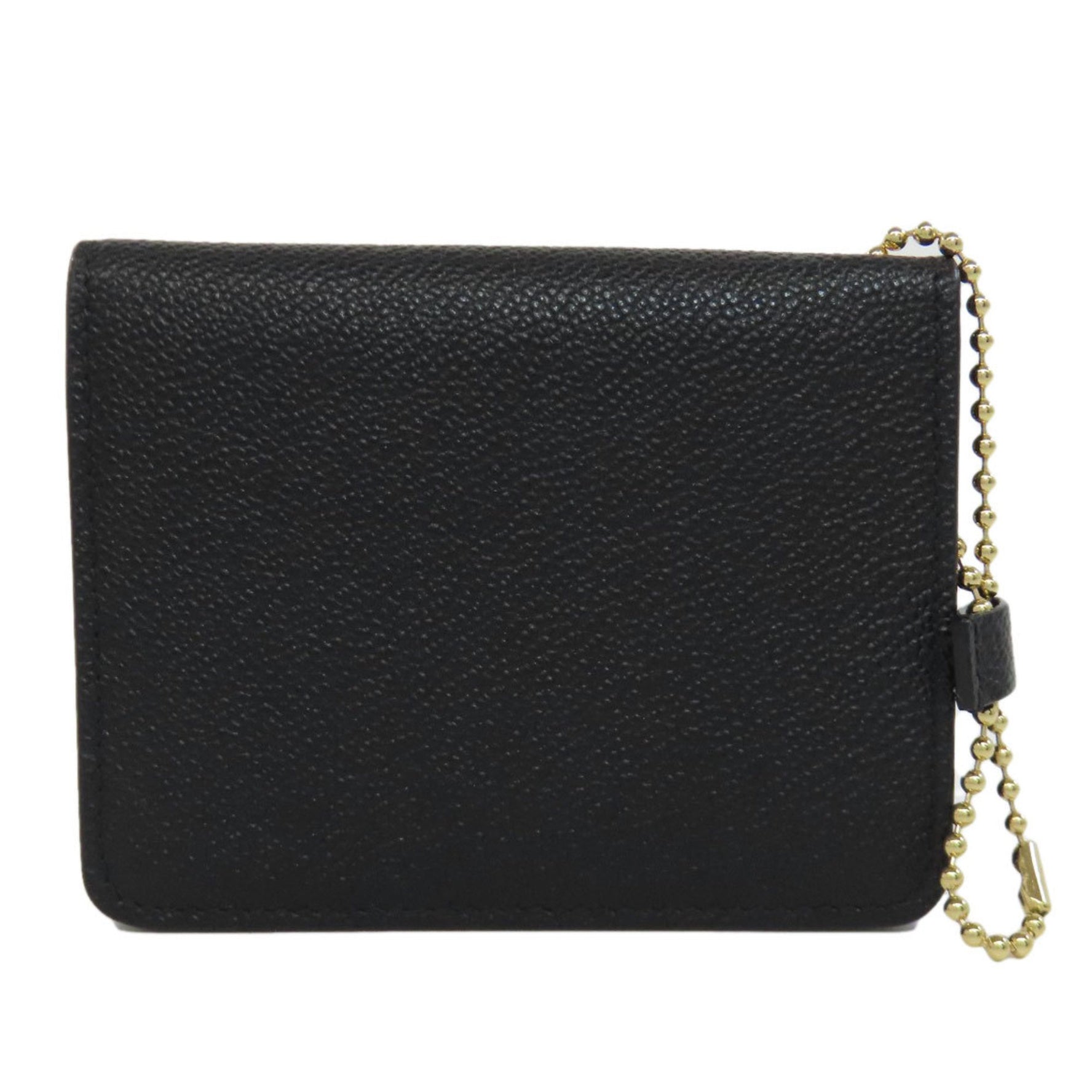 BALLY Business Card Holder/Card Case Leather Women's