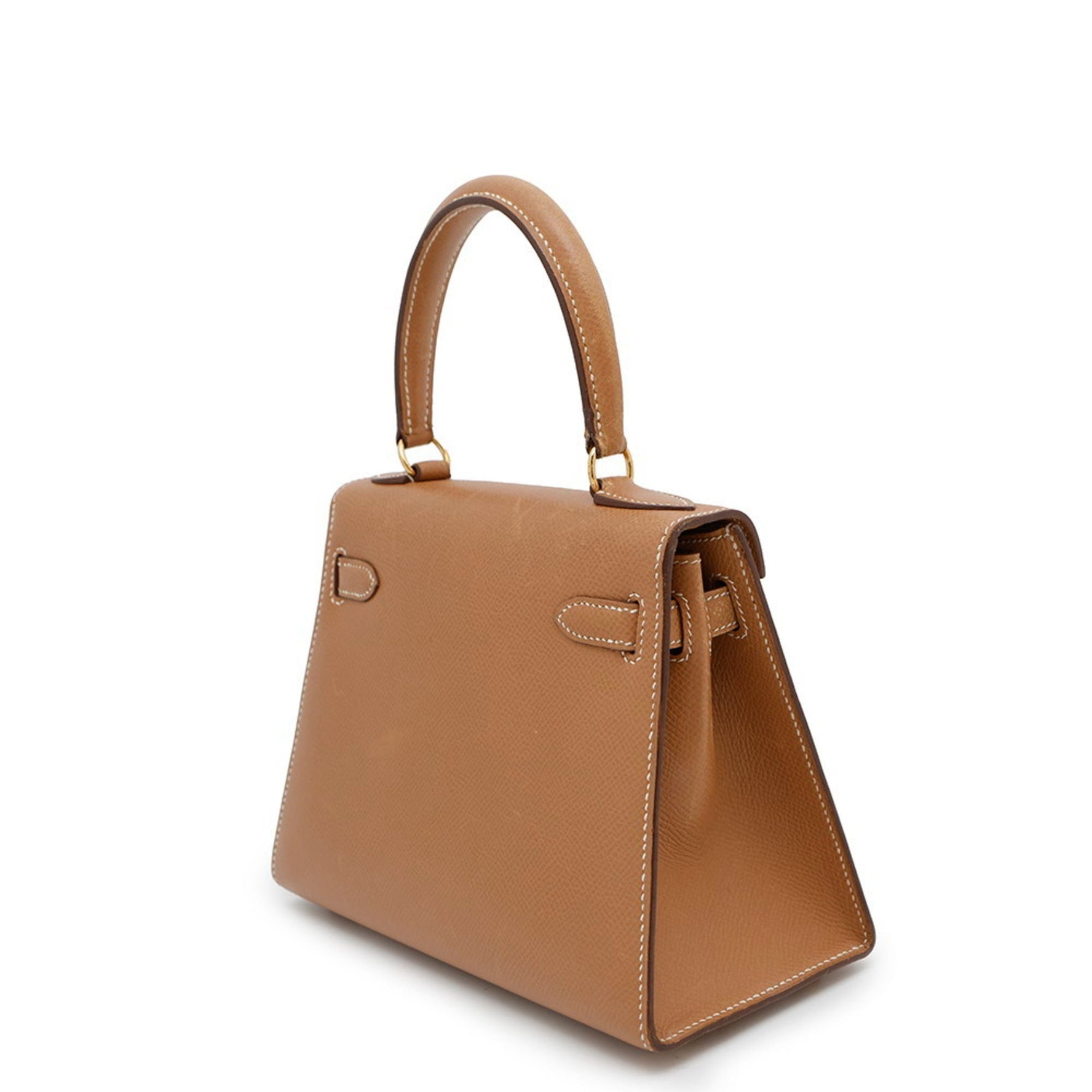 Hermes Hermès Mini Kelly 20 Handbag, Leather, Couchvel, 〇S Stamp, Shoulder Bag