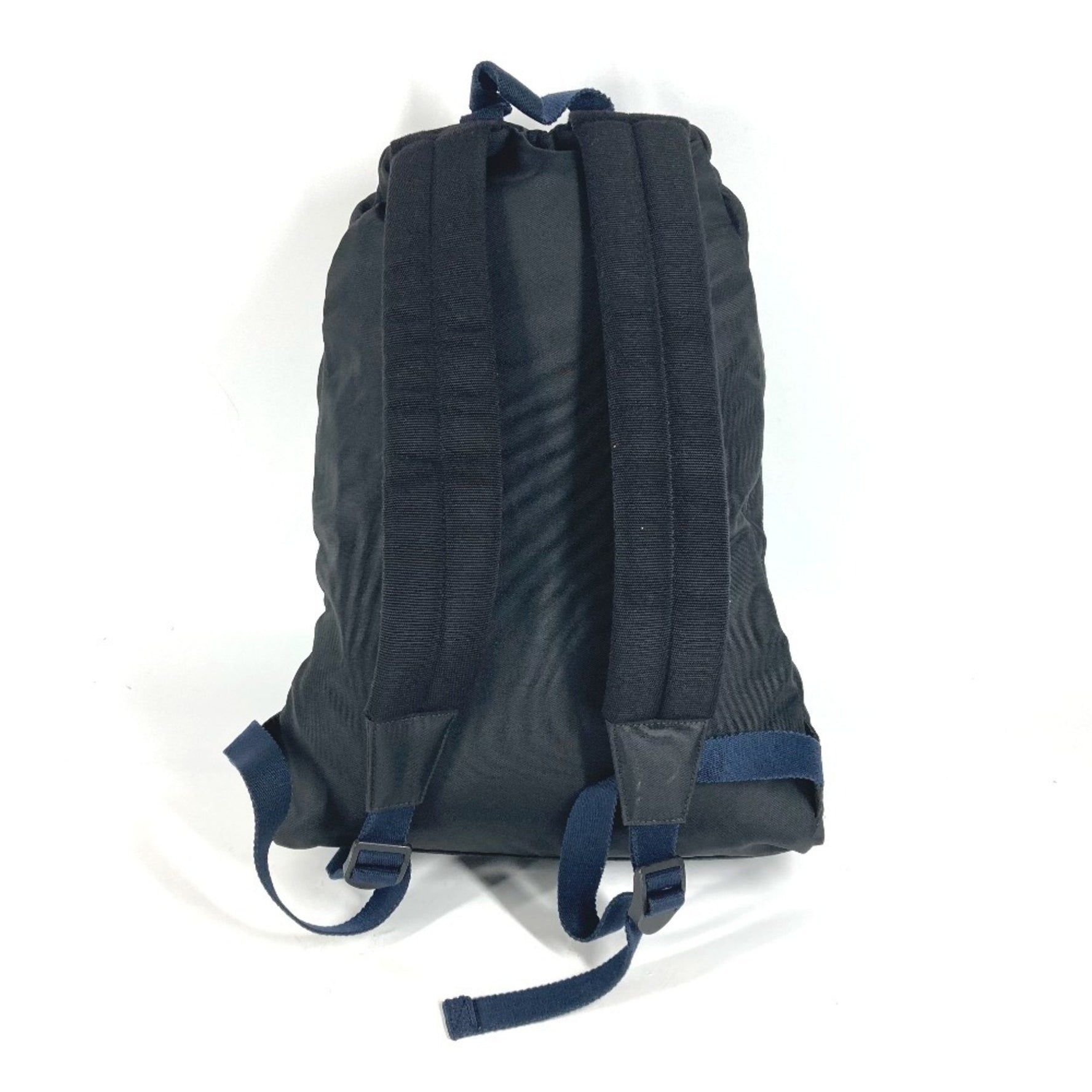 BALENCIAGA Two-Tone Wheel Logo Backpack, Nylon, Men's