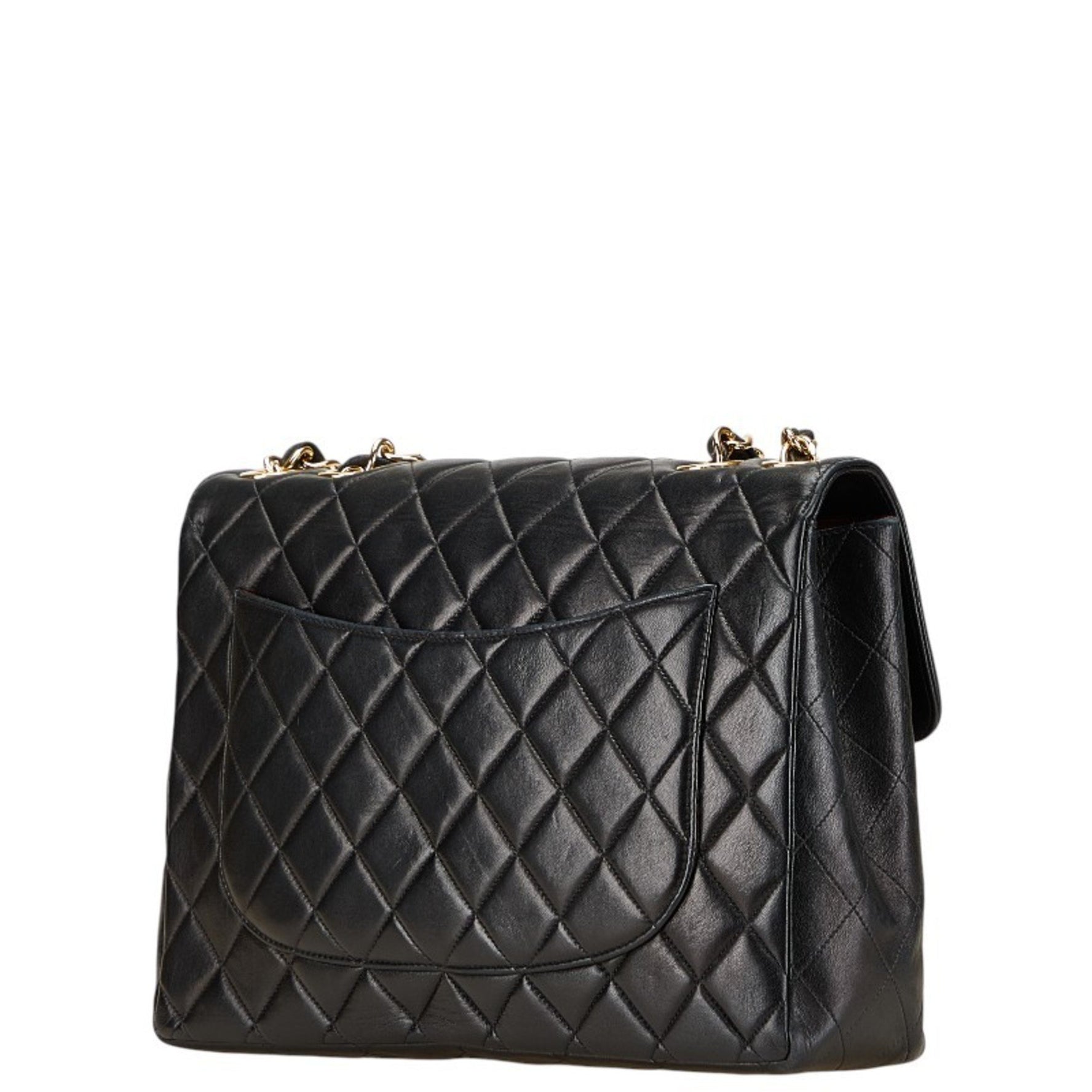 CHANEL Matelasse 30 Coco Mark Chain Shoulder Bag Handbag Lambskin