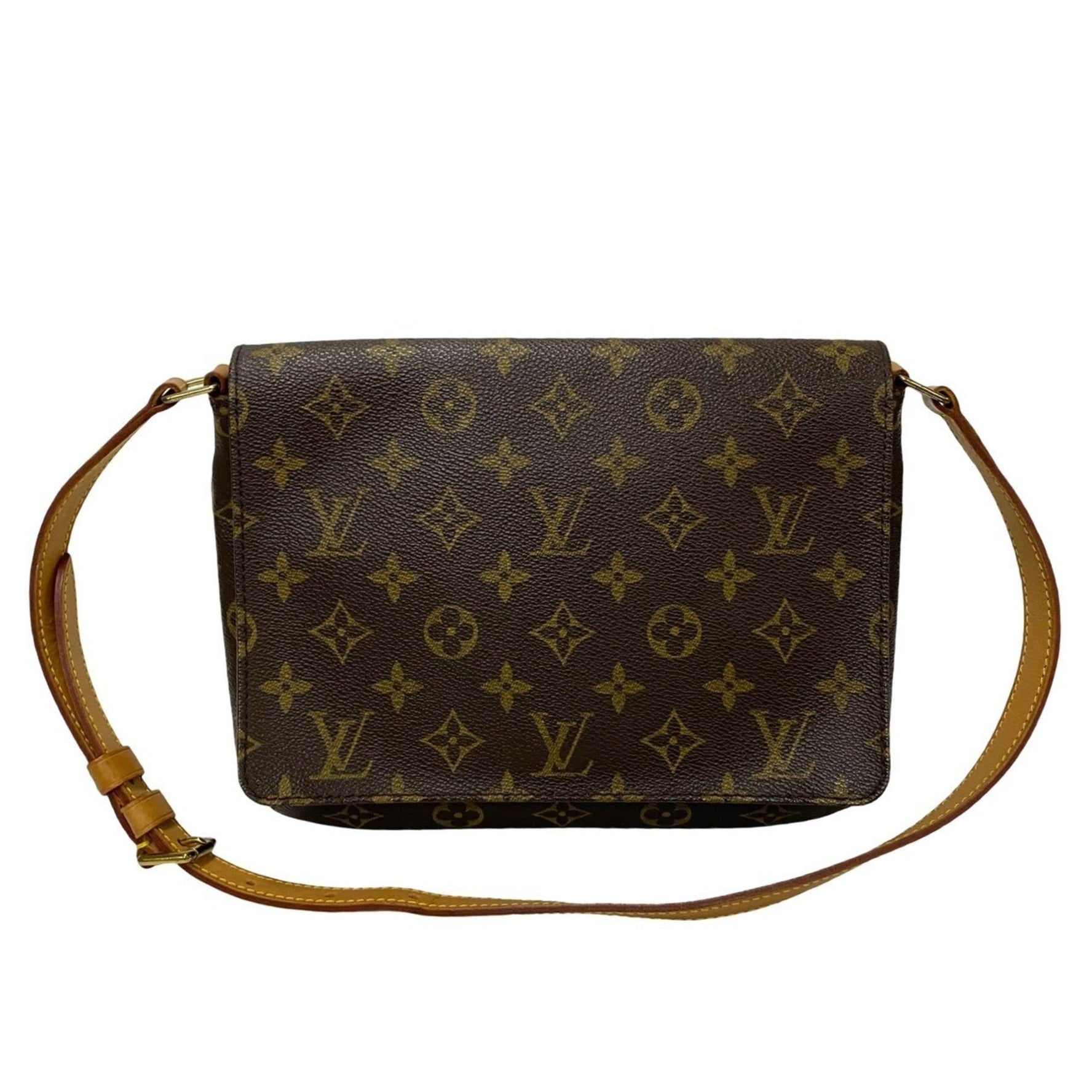 Louis Vuitton Musette Tango Monogram Leather Semi-One Shoulder Bag