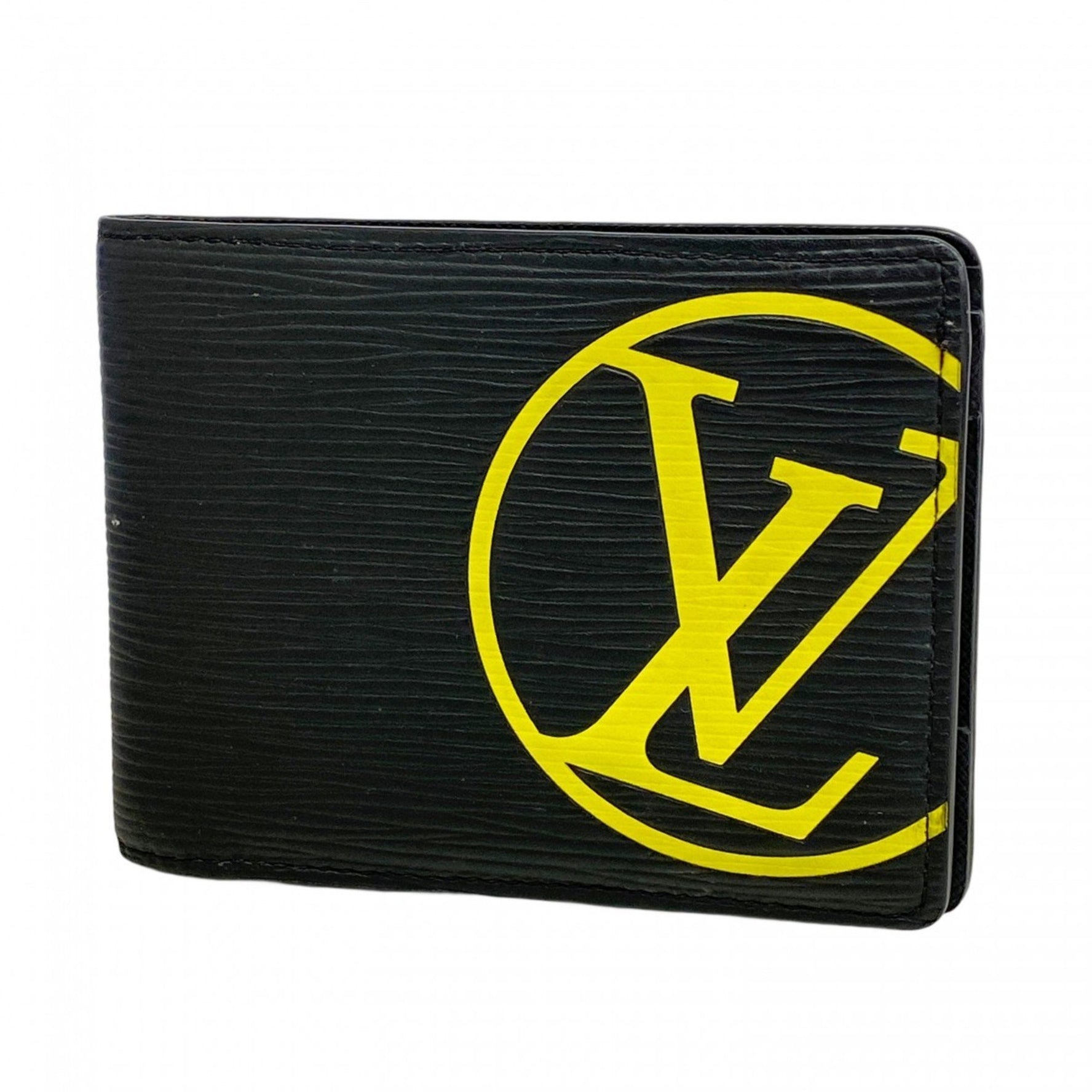 Louis Vuitton Epi Wallet LV Circle Portefeuille Multiple M67907 Noir Men's