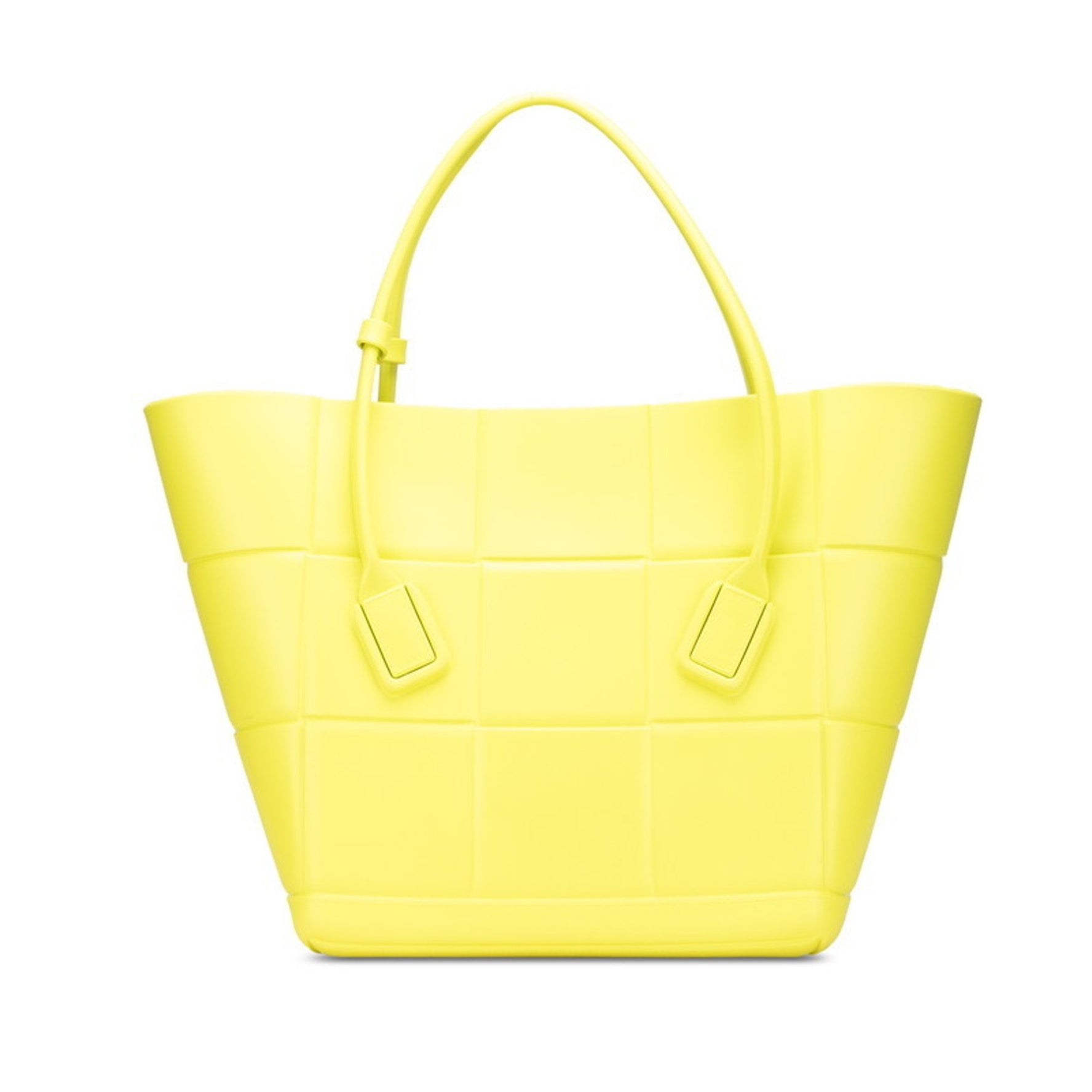 Bottega Veneta The Arco Tote Bag, Shoulder Green/Yellow-Green Rubber