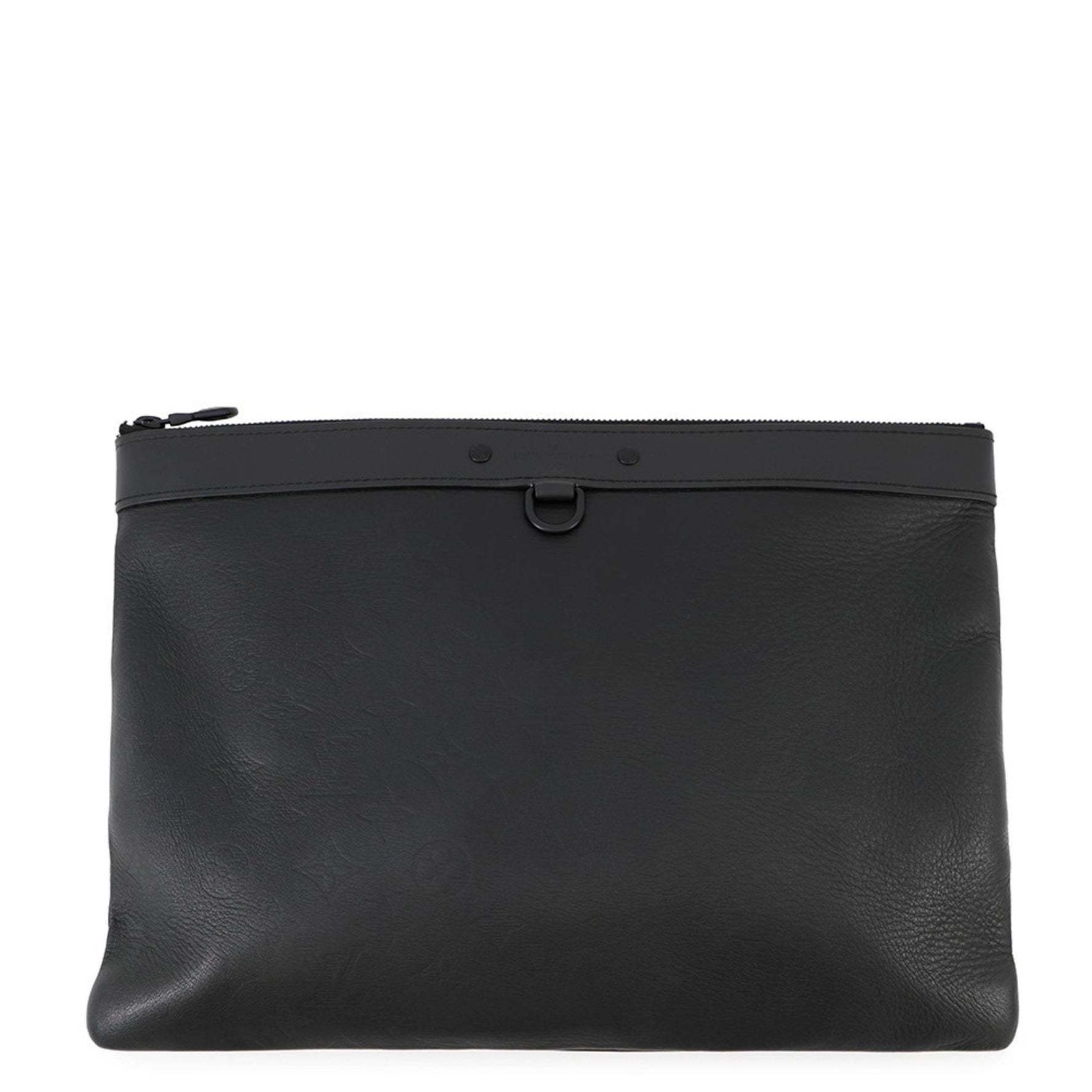 Louis Vuitton Monogram Shadow Pochette Discovery Clutch Bag Black 2018