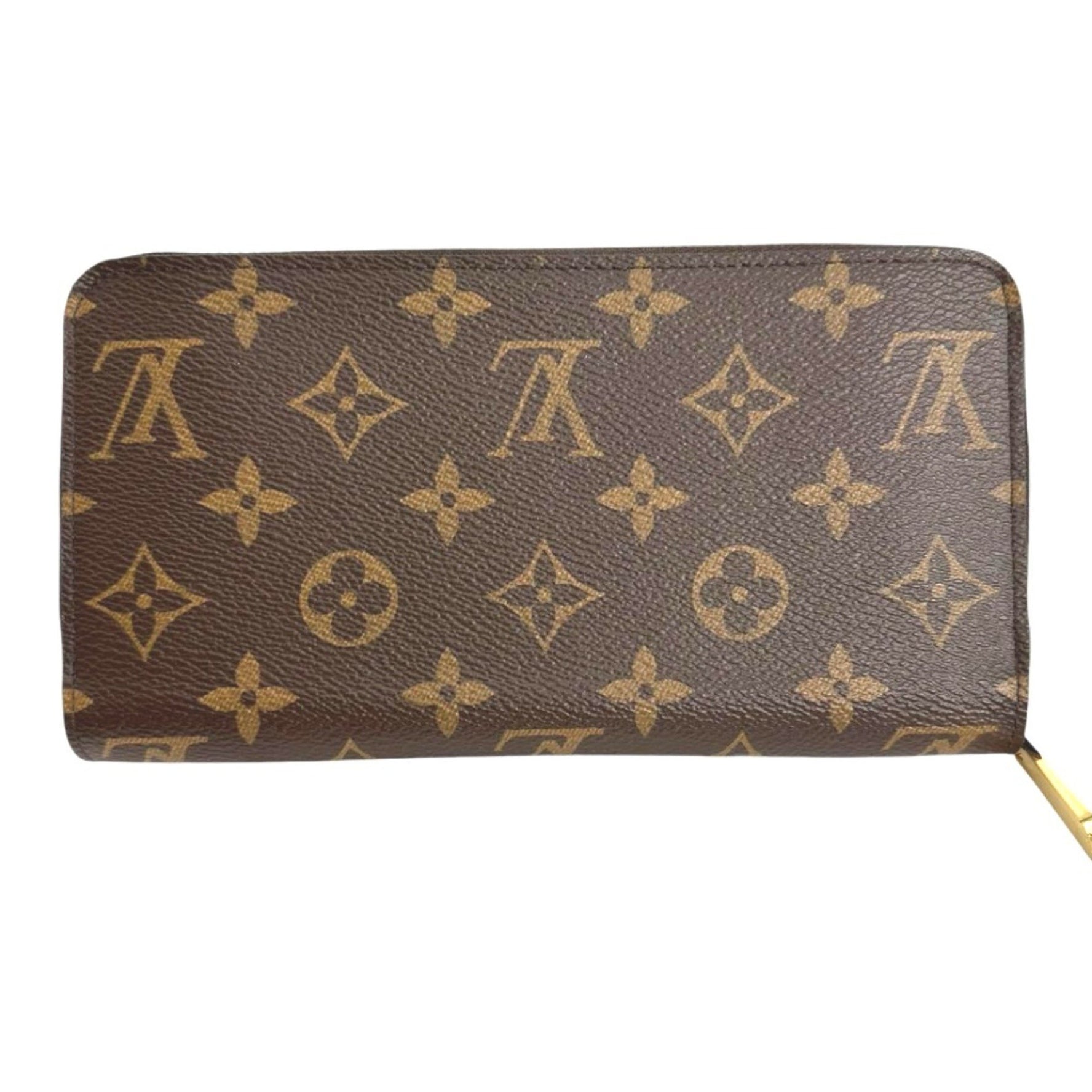 Louis Vuitton Long Wallet Round Zipper Monogram Zippy Canvas
