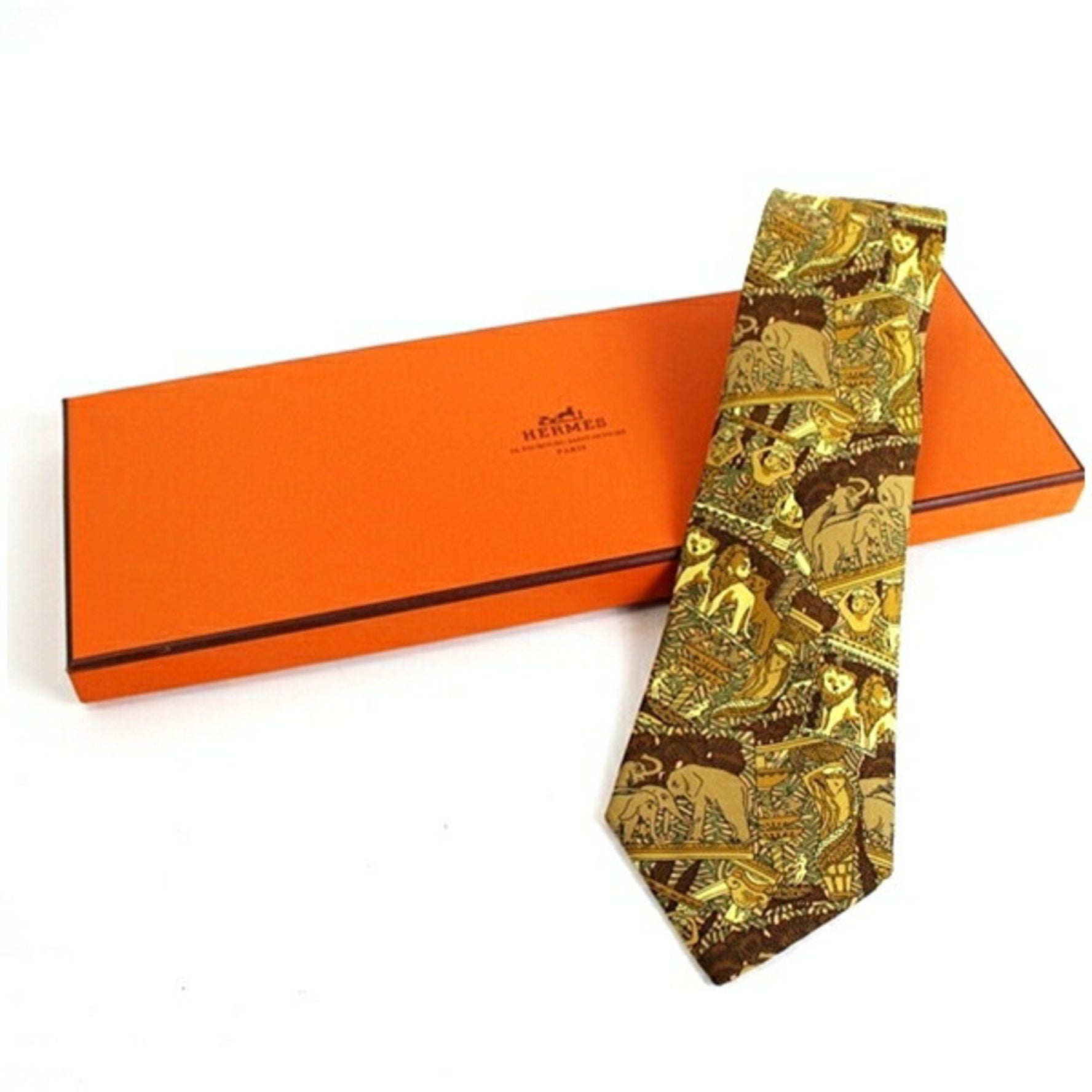 Hermes Silk Necktie Scarf Pattern