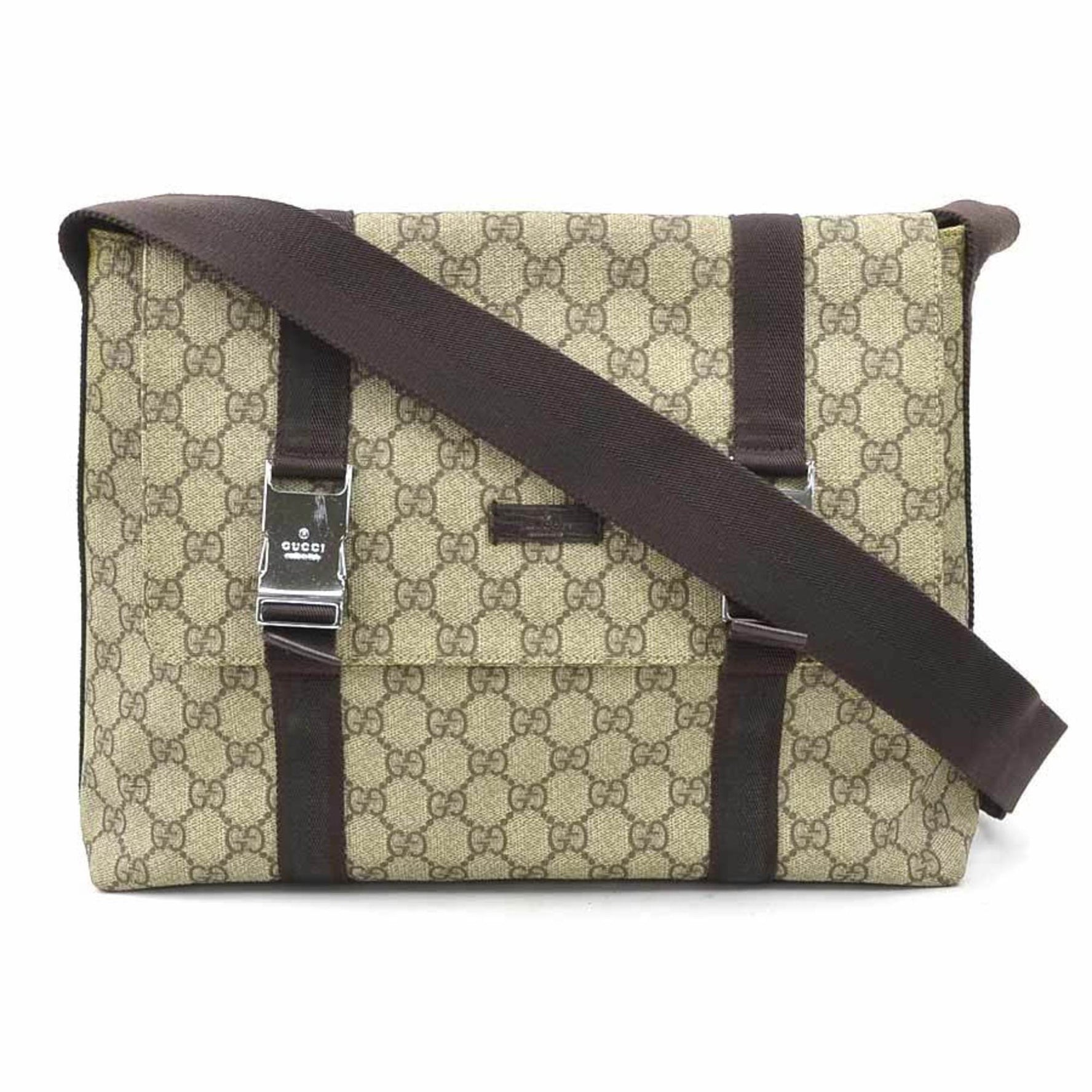 GUCCI Shoulder Bag GG Supreme Canvas Men's