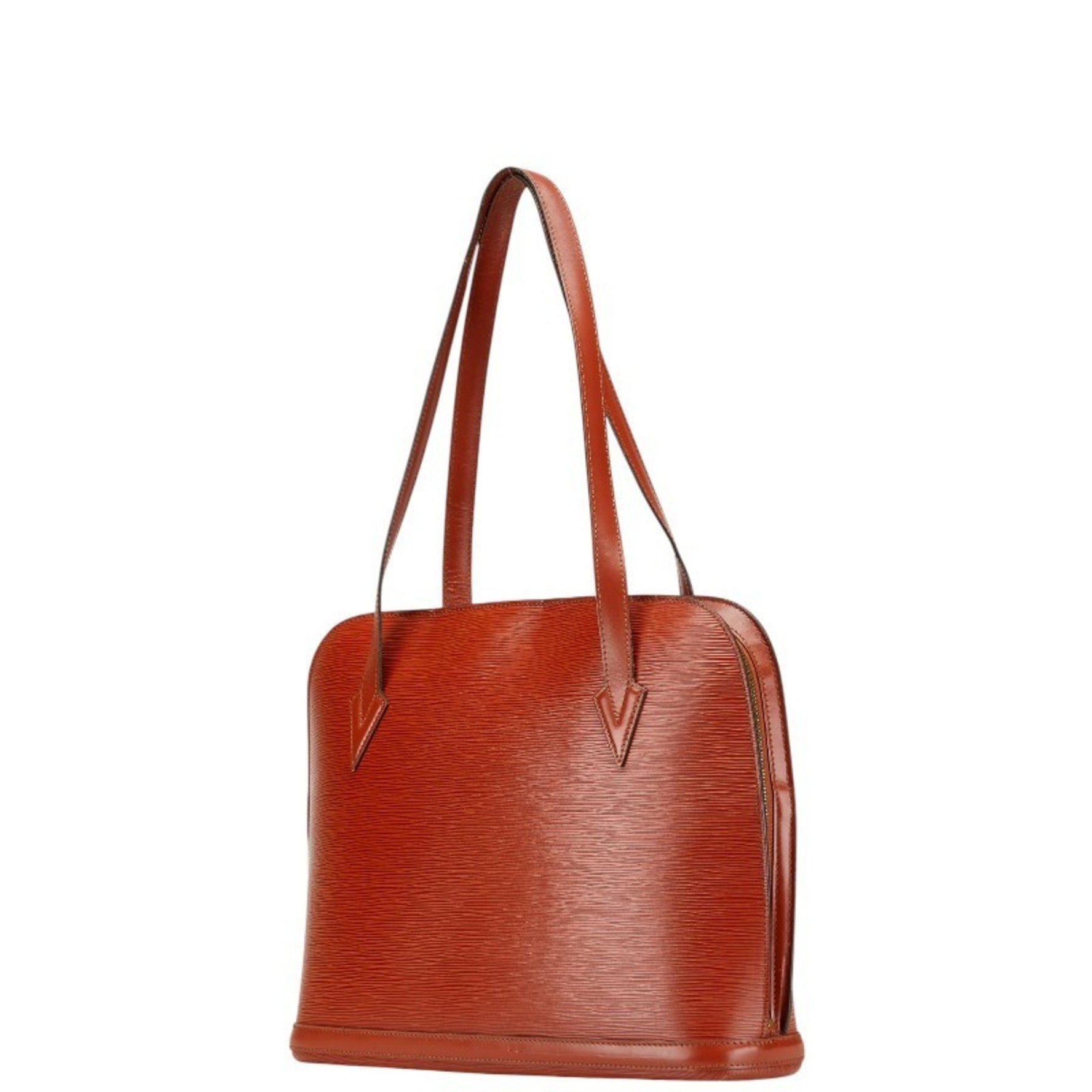 Louis Vuitton Epi Lussac Tote/Shoulder Bag Kenya Brown Leather LOUIS VUITTON