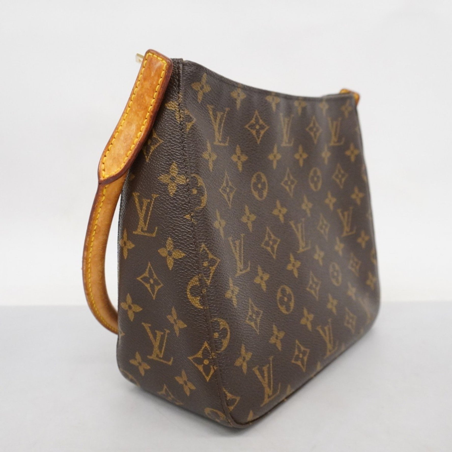 Louis Vuitton Monogram Looping MM Shoulder Bag M51146 Brown Women's