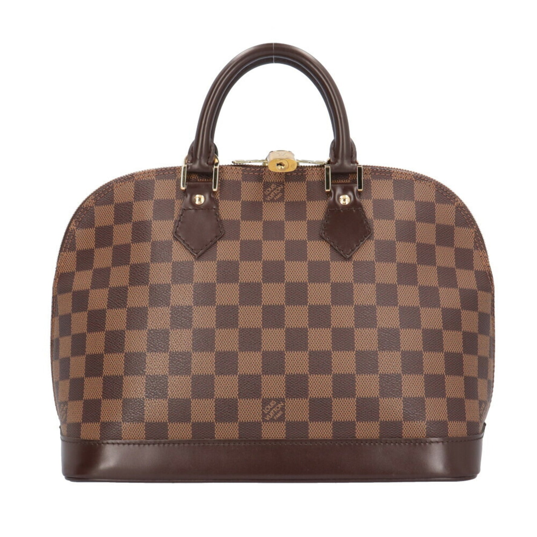 Louis Vuitton Alma Damier Handbag Canvas LOUIS VUITTON