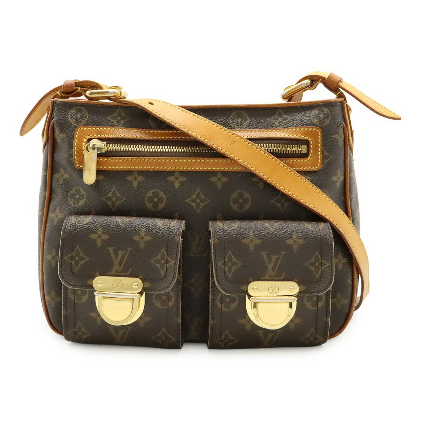 Louis Vuitton Monogram Hudson GM Shoulder Bag, Long Bag