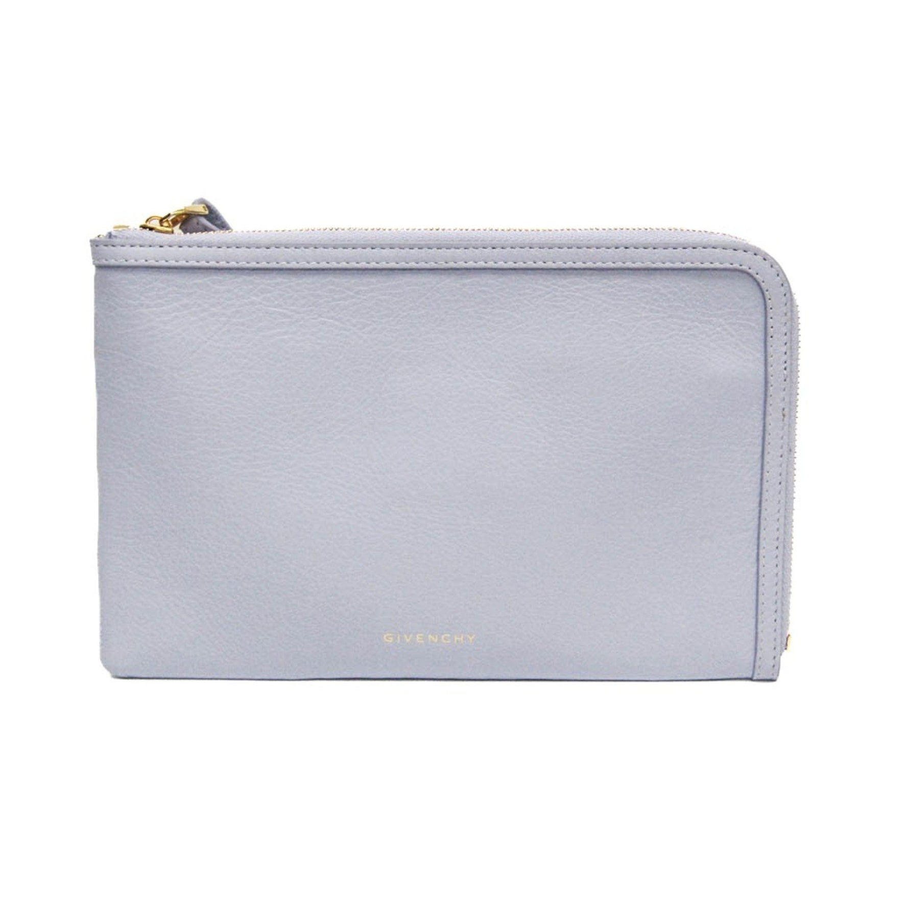 Givenchy Voyou Zip Pouch Leather Handbag,Pouch Light Purple