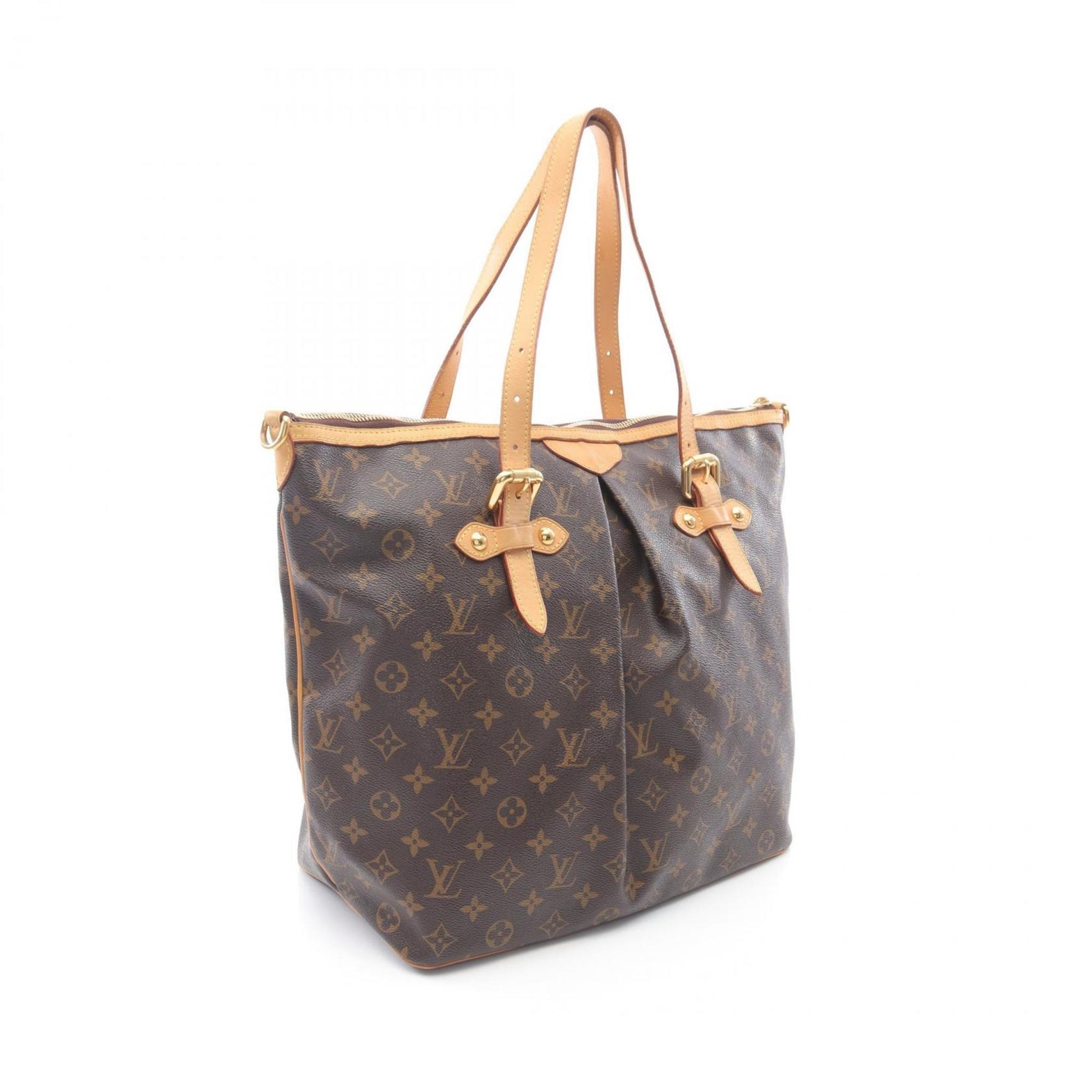 Louis Vuitton Palermo GM Monogram Shoulder Bag, Coated Canvas and Leather