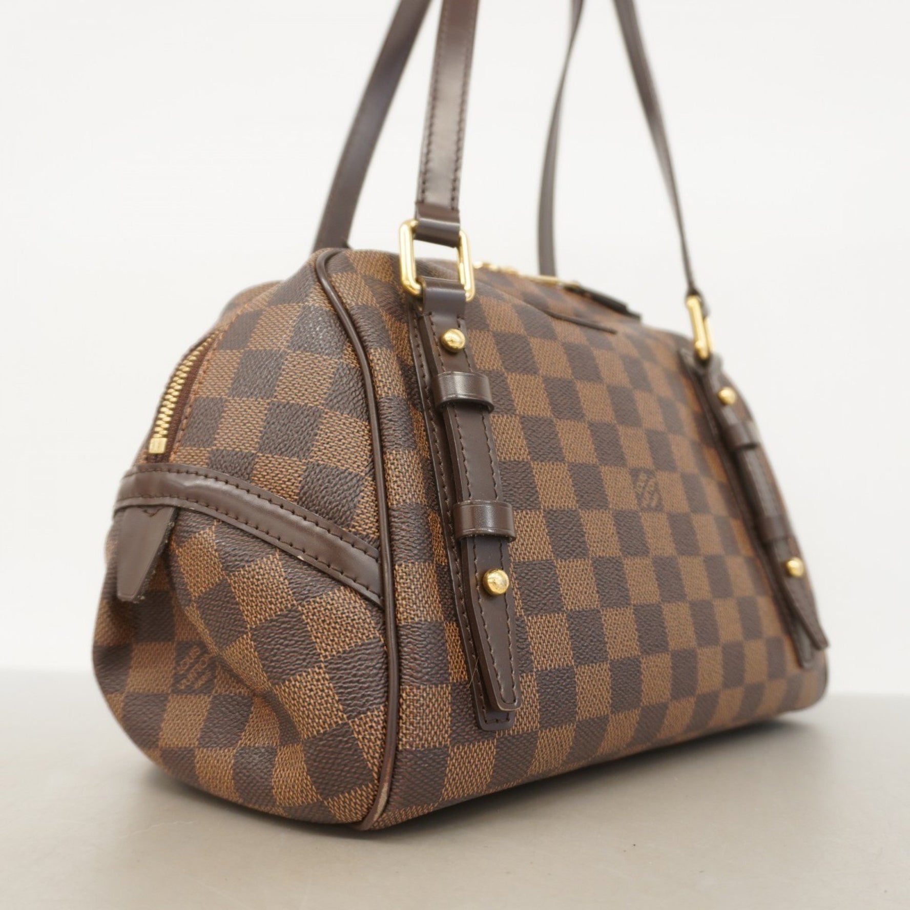 Louis Vuitton Damier Rivington PM Shoulder Bag N41157 Ebene for Women