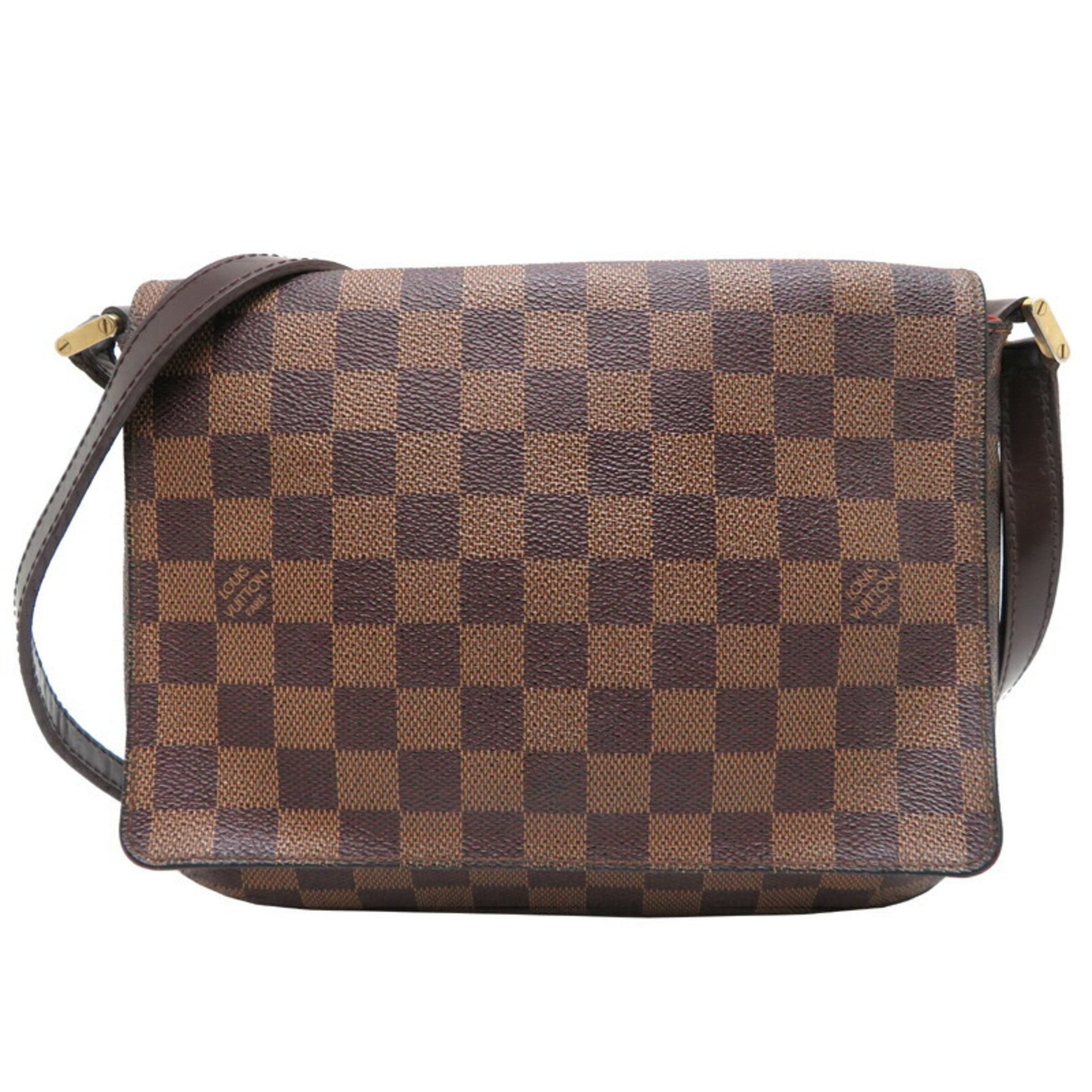 Louis Vuitton Musette Tango Long Shoulder Bag Damier Brown