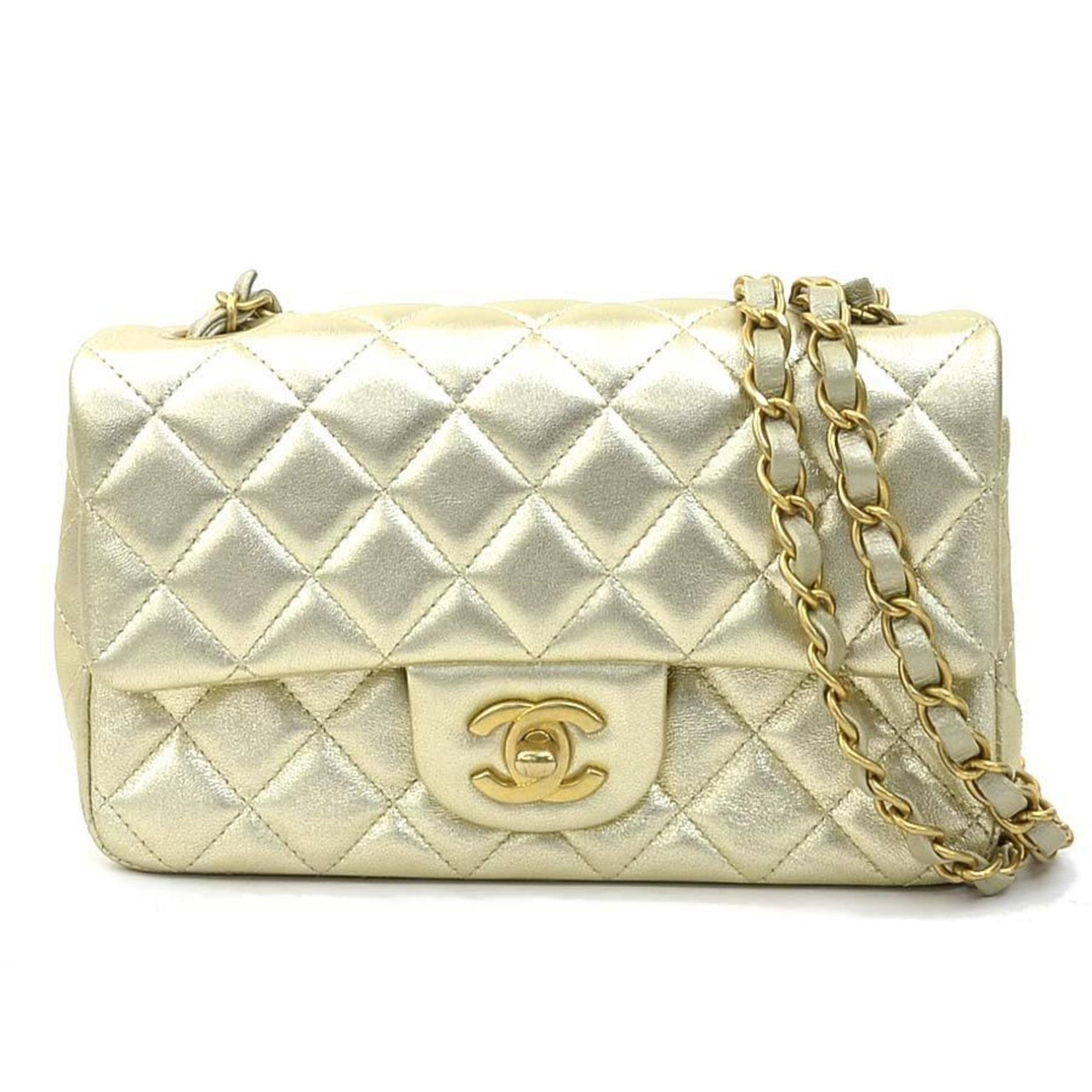 CHANEL Shoulder Bag Leather