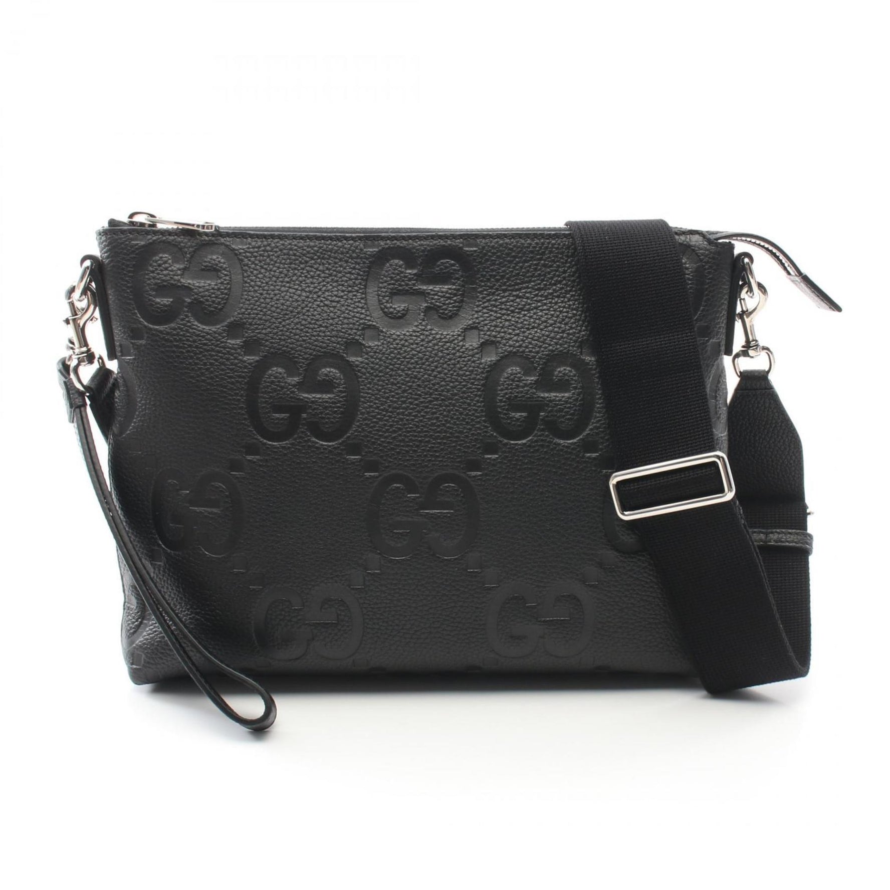 GUCCI Jumbo GG Medium Bag Shoulder Leather