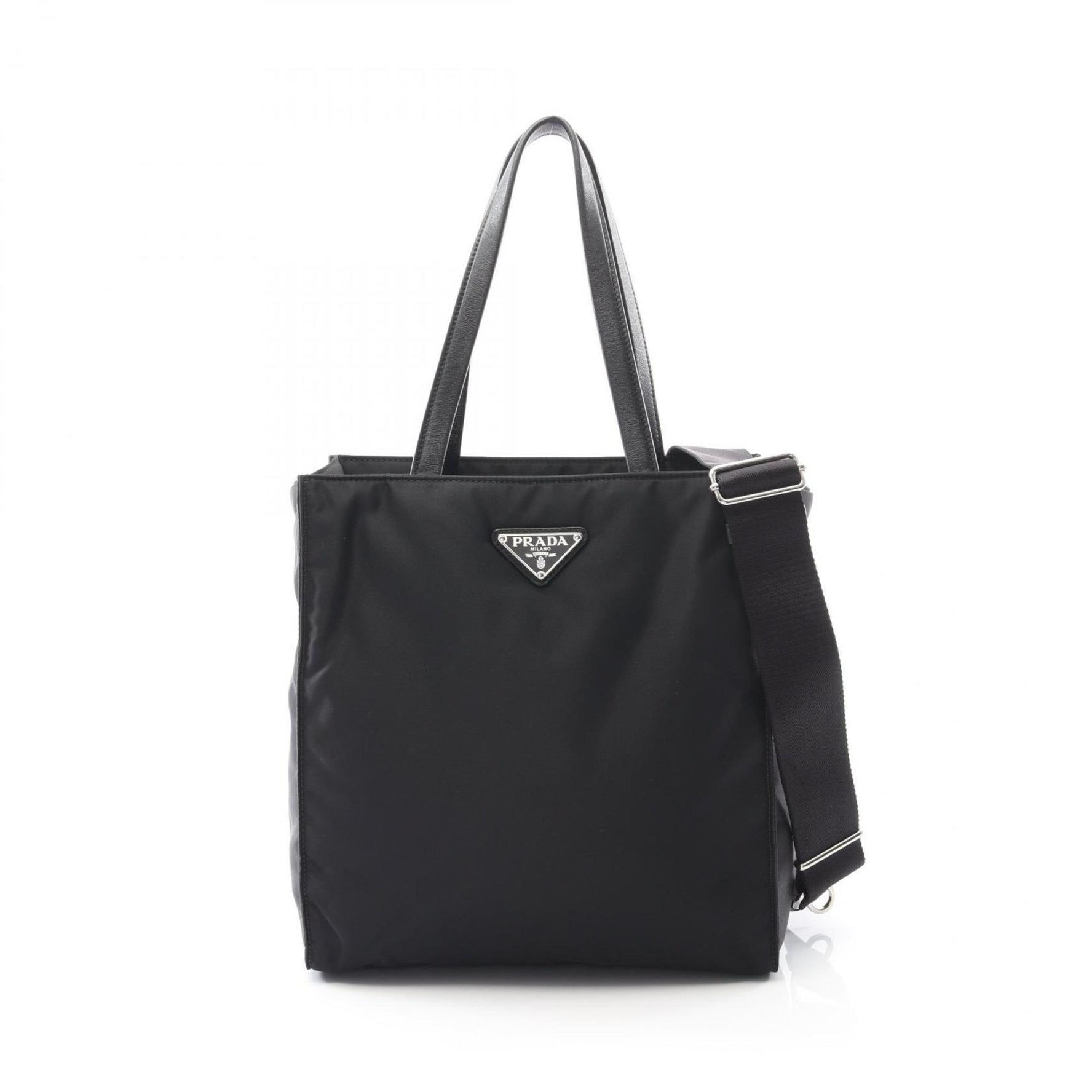 Prada Re-Nylon Tote Bag, Nylon and Leather