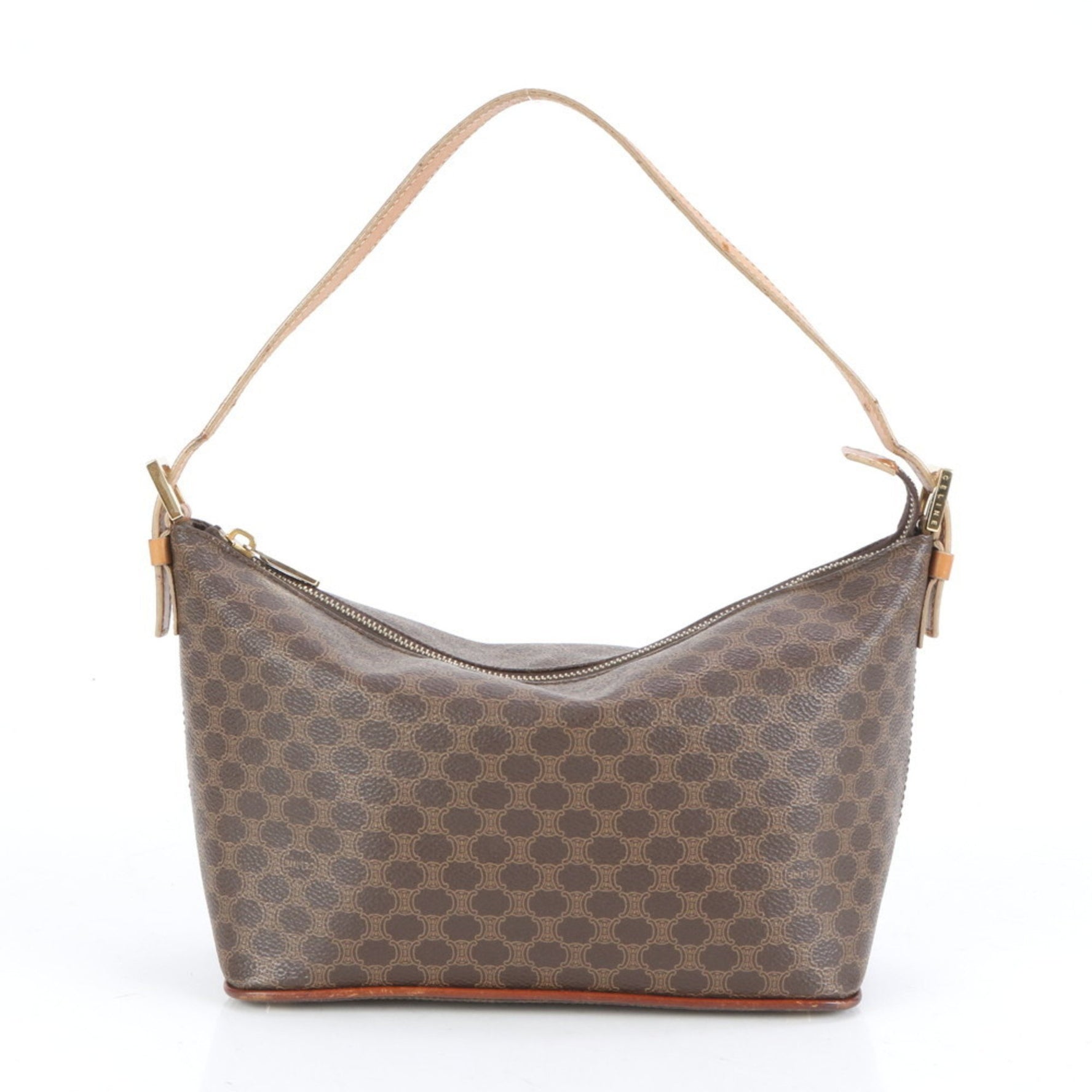 Celine Macadam Leather Shoulder Bag, Tote Handbag for Women