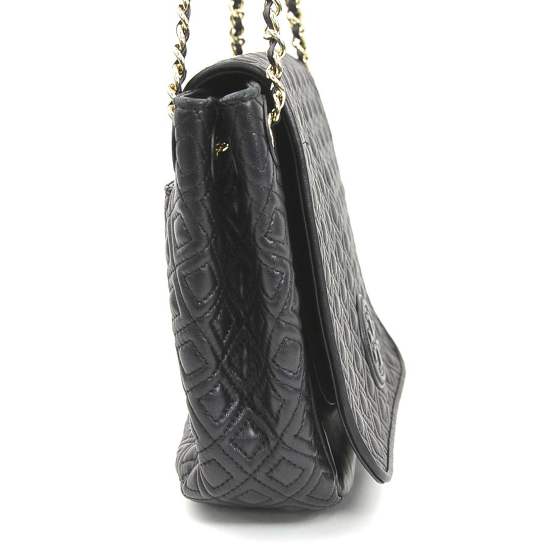 Tory Burch Women's Leather Shoulder Bag, Black, 56283a