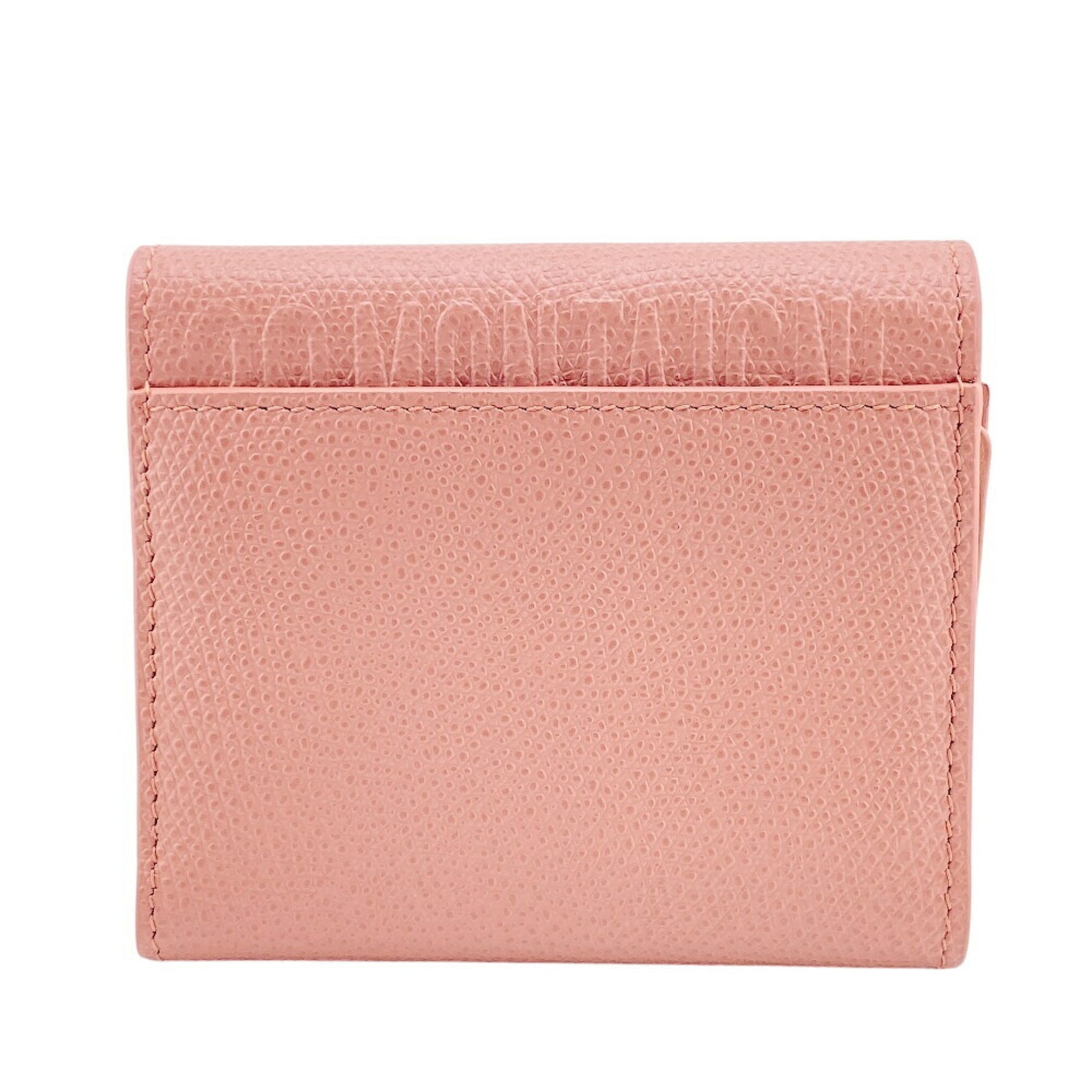 Christian Dior 30 Montaigne Compact Wallet, Tri-fold Pink