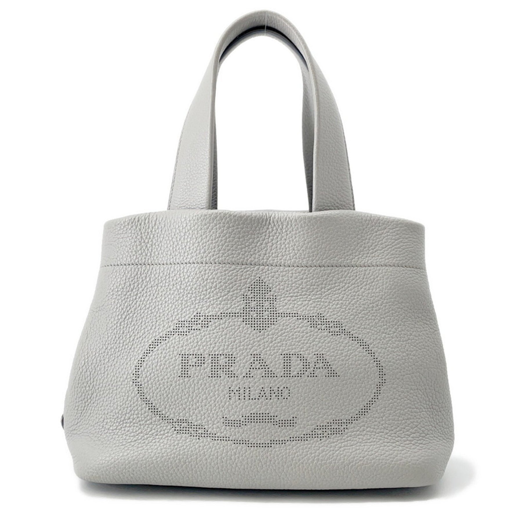 Prada Small Punching Tote Handbag