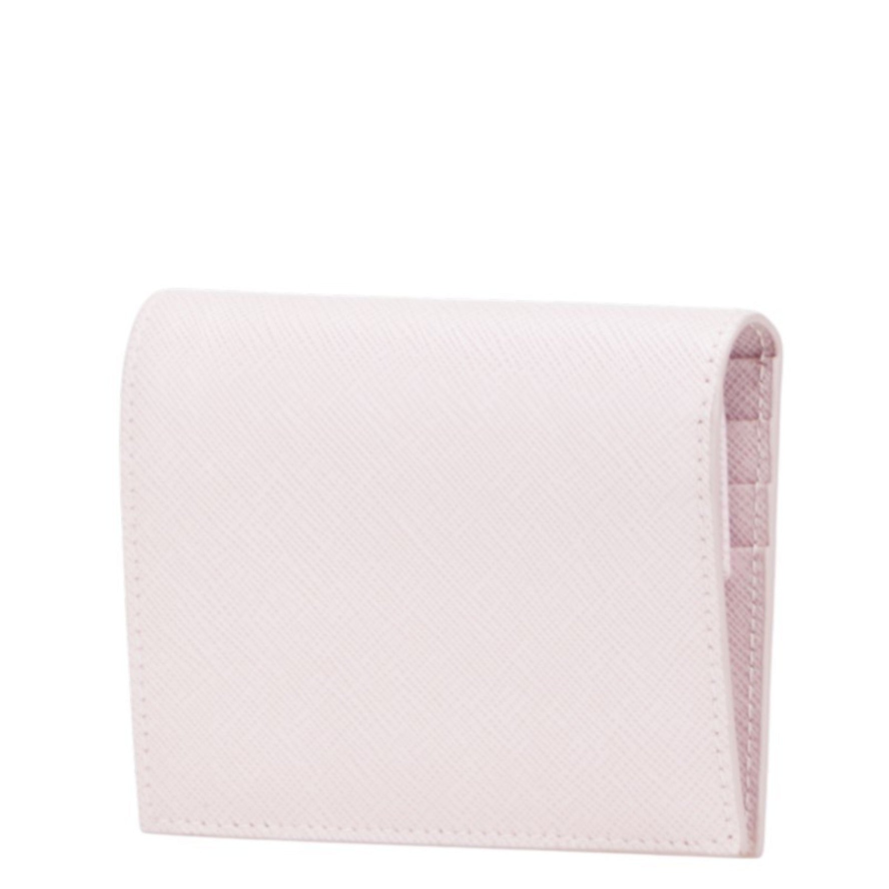Prada Embossed Logo Bifold Wallet in Saffiano Leather