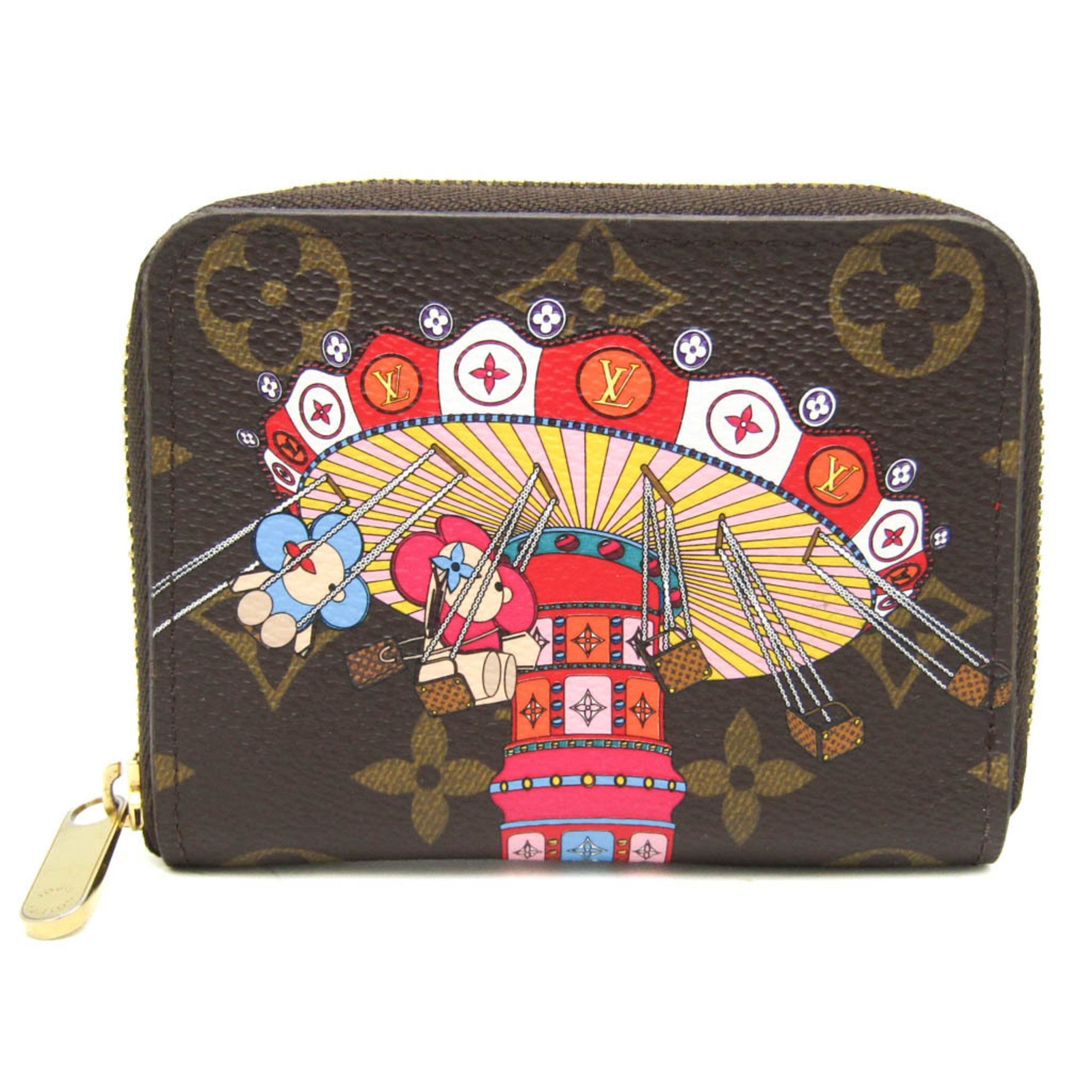 Louis Vuitton Monogram Vivienne Zippy Coin Purse M69755 Women's Monogram Coin Purse/coin Case Brown,Pink