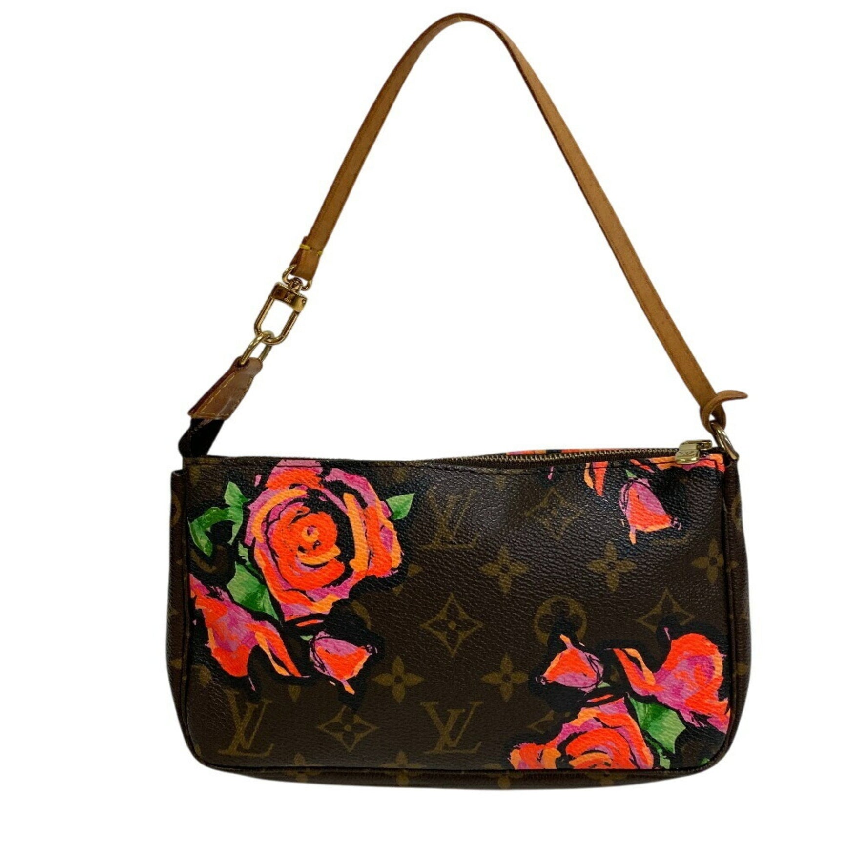 LOUIS VUITTON M48615 Accessoires Pochette Monogram Rose Pouch Brown Women's