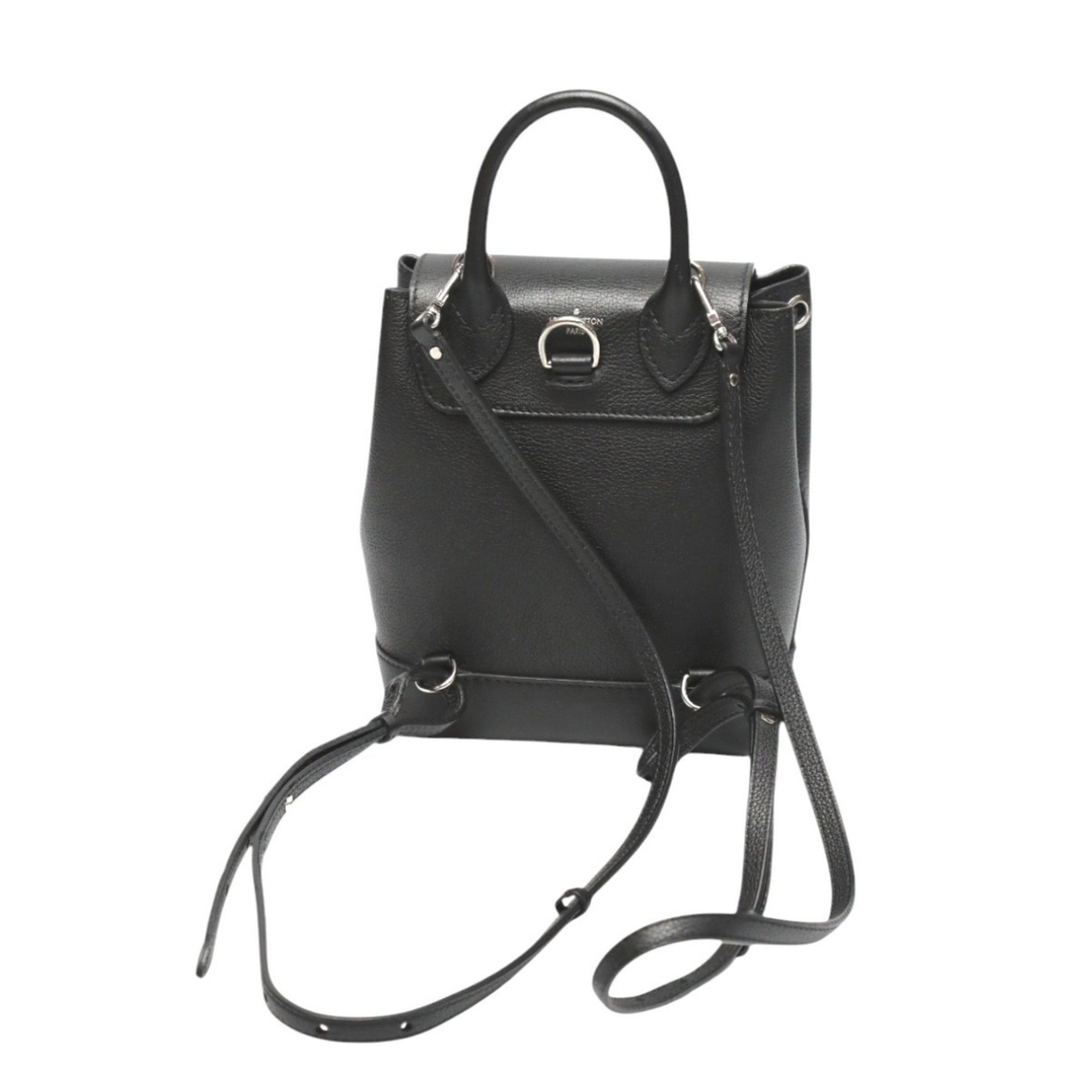 Louis Vuitton LOUIS VUITTON Backpack/Daypack Lock Me Bag Taurillon Leather M54573 Noir LV
